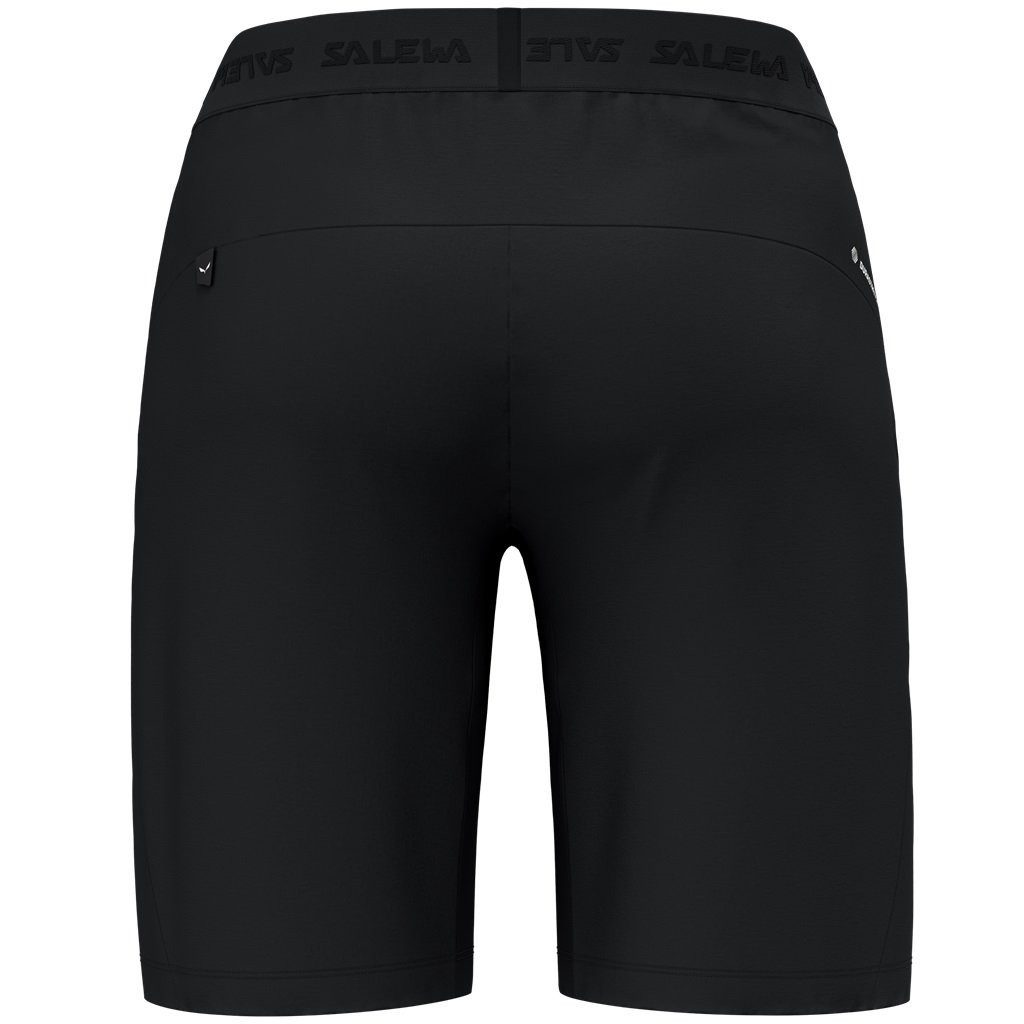 Salewa Trekkinghose Trekking-Wanderhose Puez 4 Short (4-Wege-Stretch) kurz schwarz Herren
