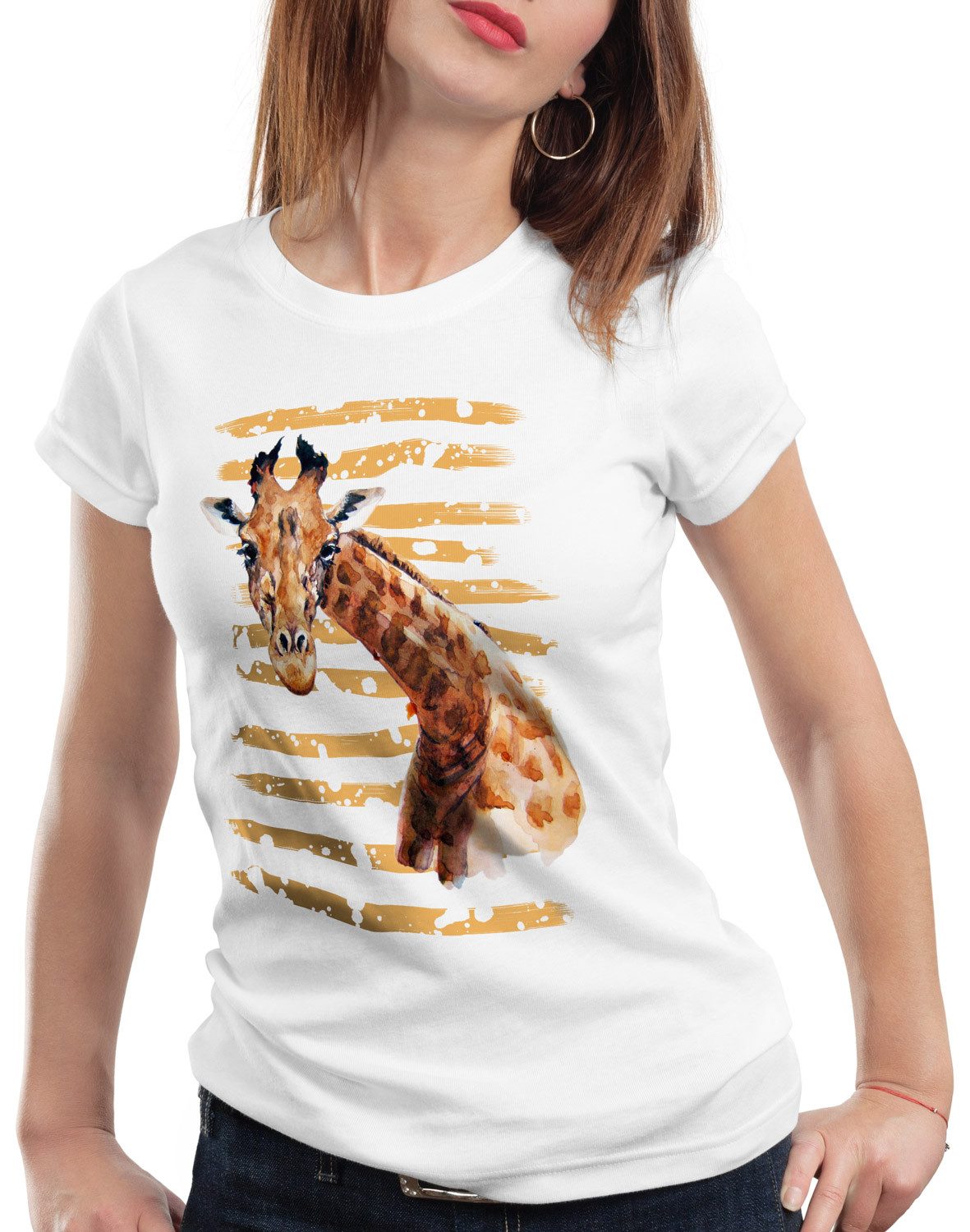 style3 T-Shirt Giraffe safari zoo afrika günstig online kaufen