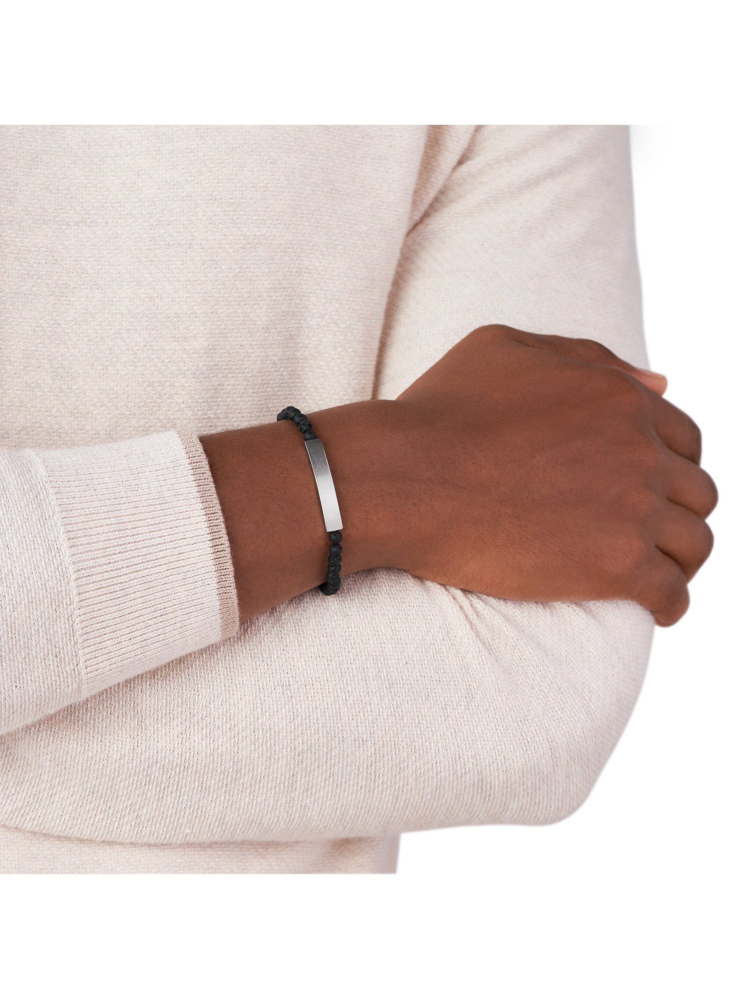 Fossil Armband Fossil Herren-Armband Stein