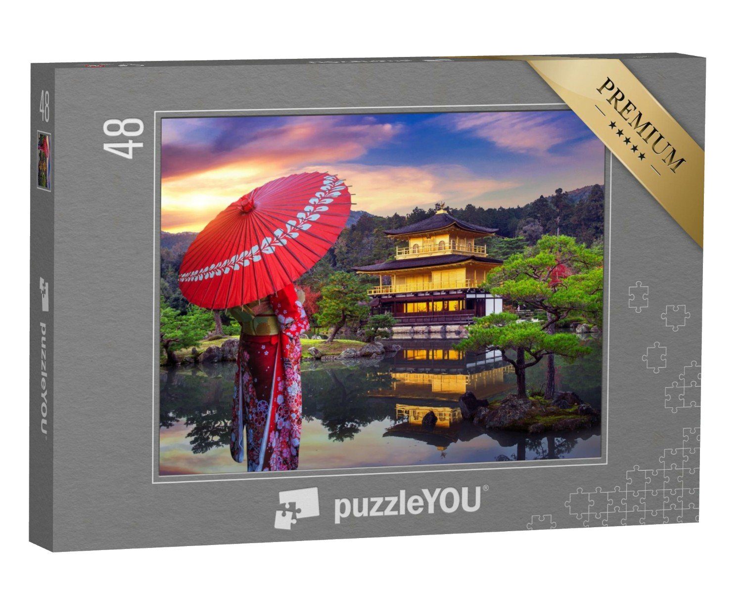 im puzzleYOU Japan, Frau Puzzle Japan Asiatische Puzzleteile, Kyoto, puzzleYOU-Kollektionen Kimono, 48