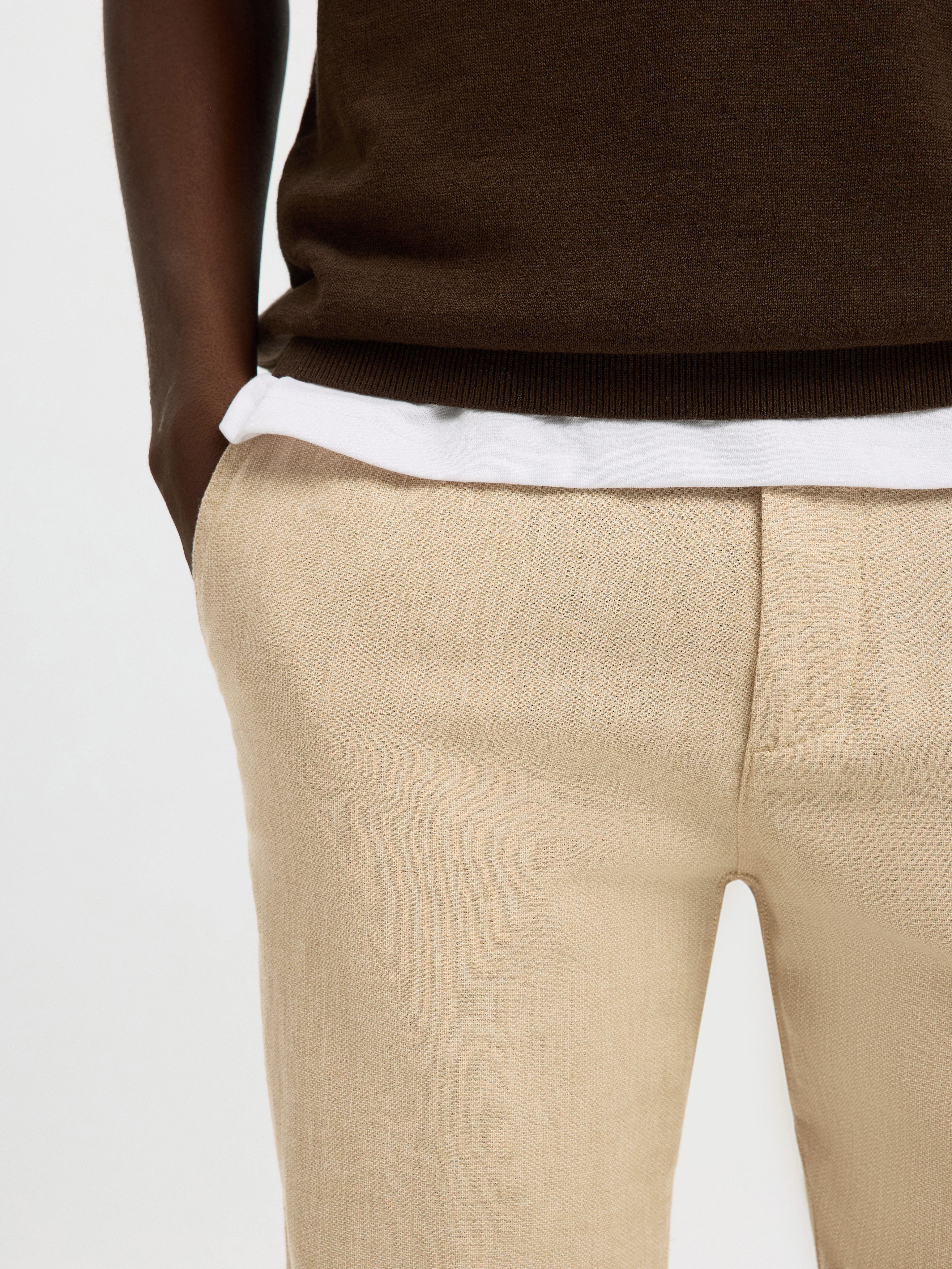 Selected Chinohose SLH172-SLIMTAPE BRODY LINEN PANT NOOS mit Leinen günstig online kaufen