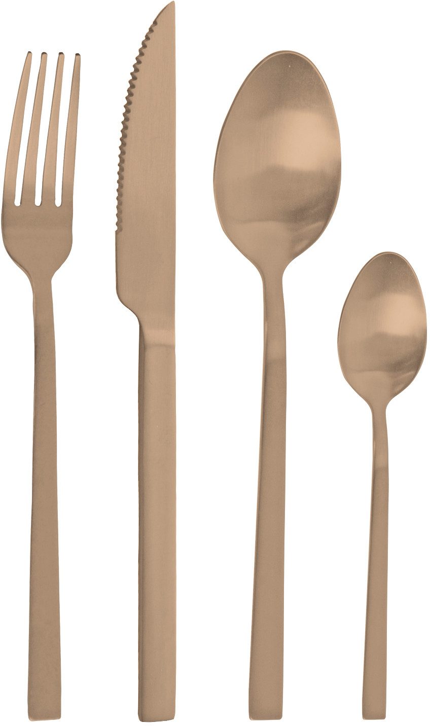 PINTINOX Besteck-Set DUKE (24-tlg), 6 Personen, Edelstahl 18/0, in moderner und zeitloser Formgebung