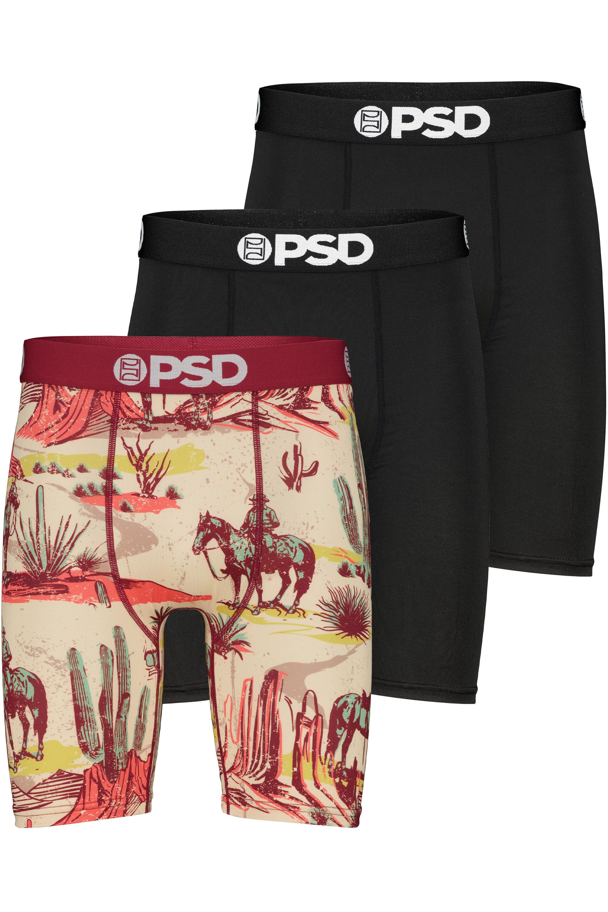 PSD Boxershorts 3 PACK - RANCH LIFE Herren
