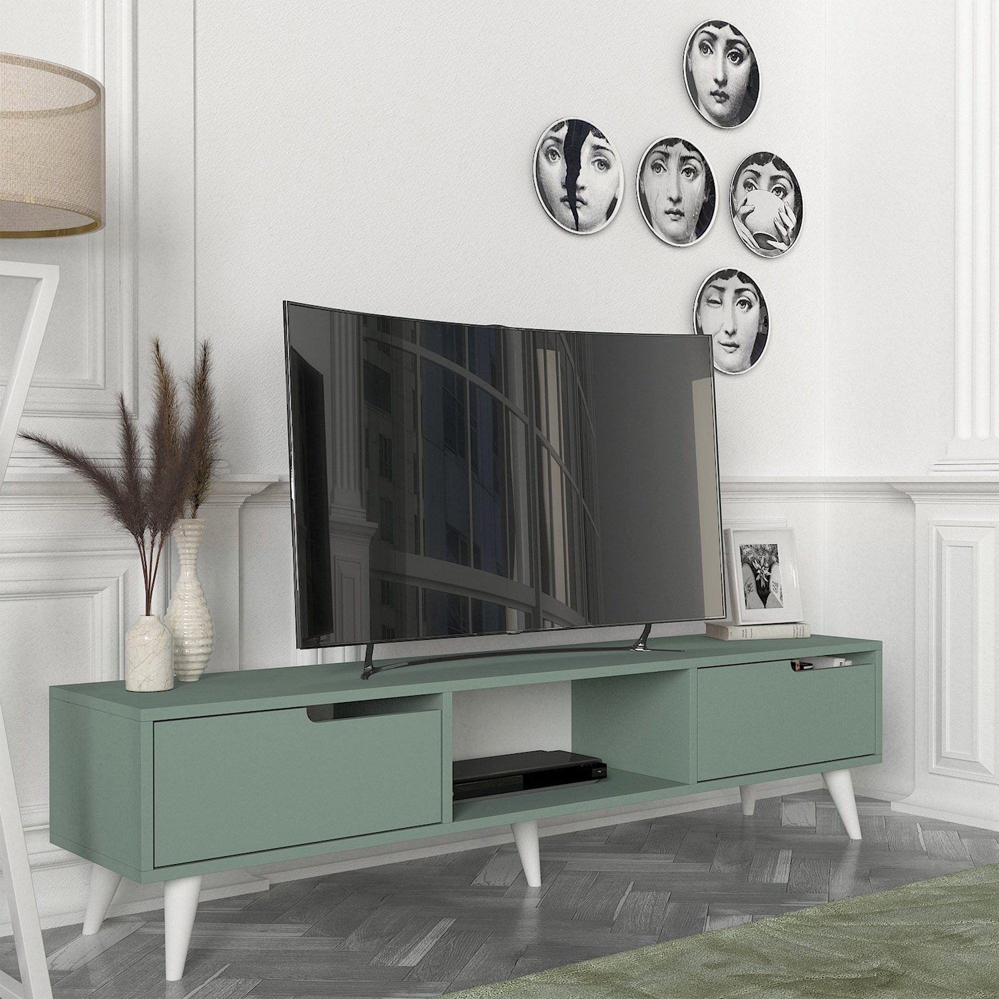 en.casa TV-Schrank »Kullila« mit 2 Türen günstig online kaufen