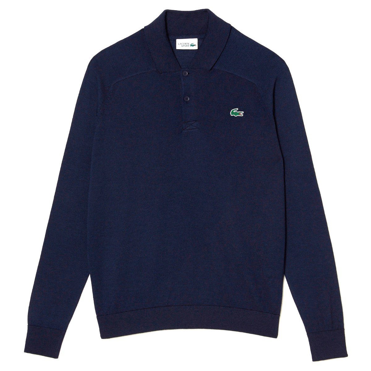 Lacoste Trainingspullover Lacoste Collar Pullover Dunkelblau