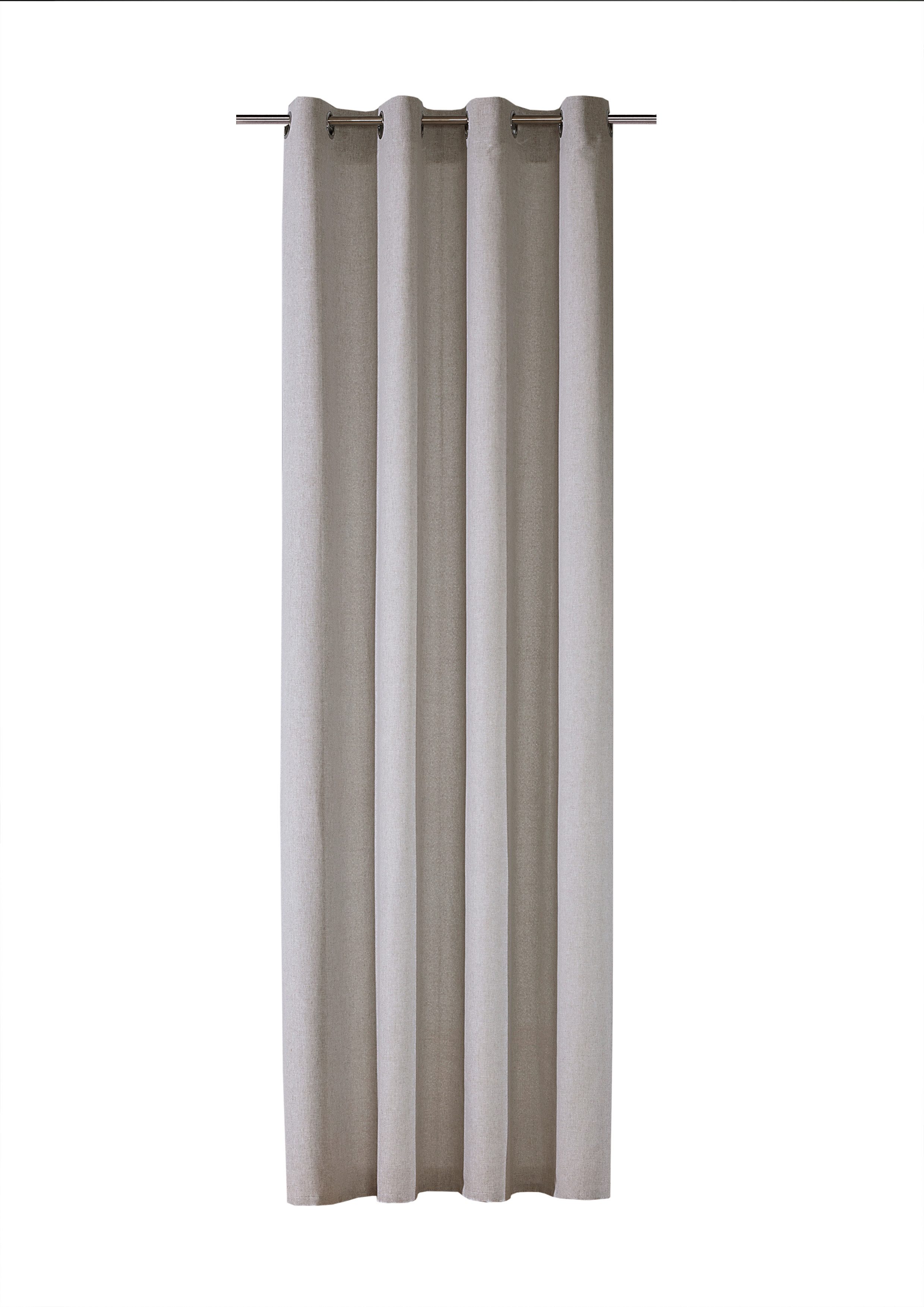Verdi Vorhang Ösenschal Ina 140 x 245 cm, Ösen, halbtransparent