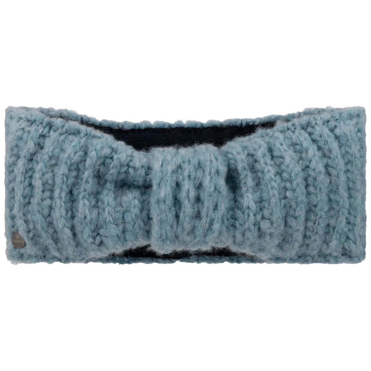 Lierys Stirnband (1-St) Headband mit Futter, Made in Germany hellblau