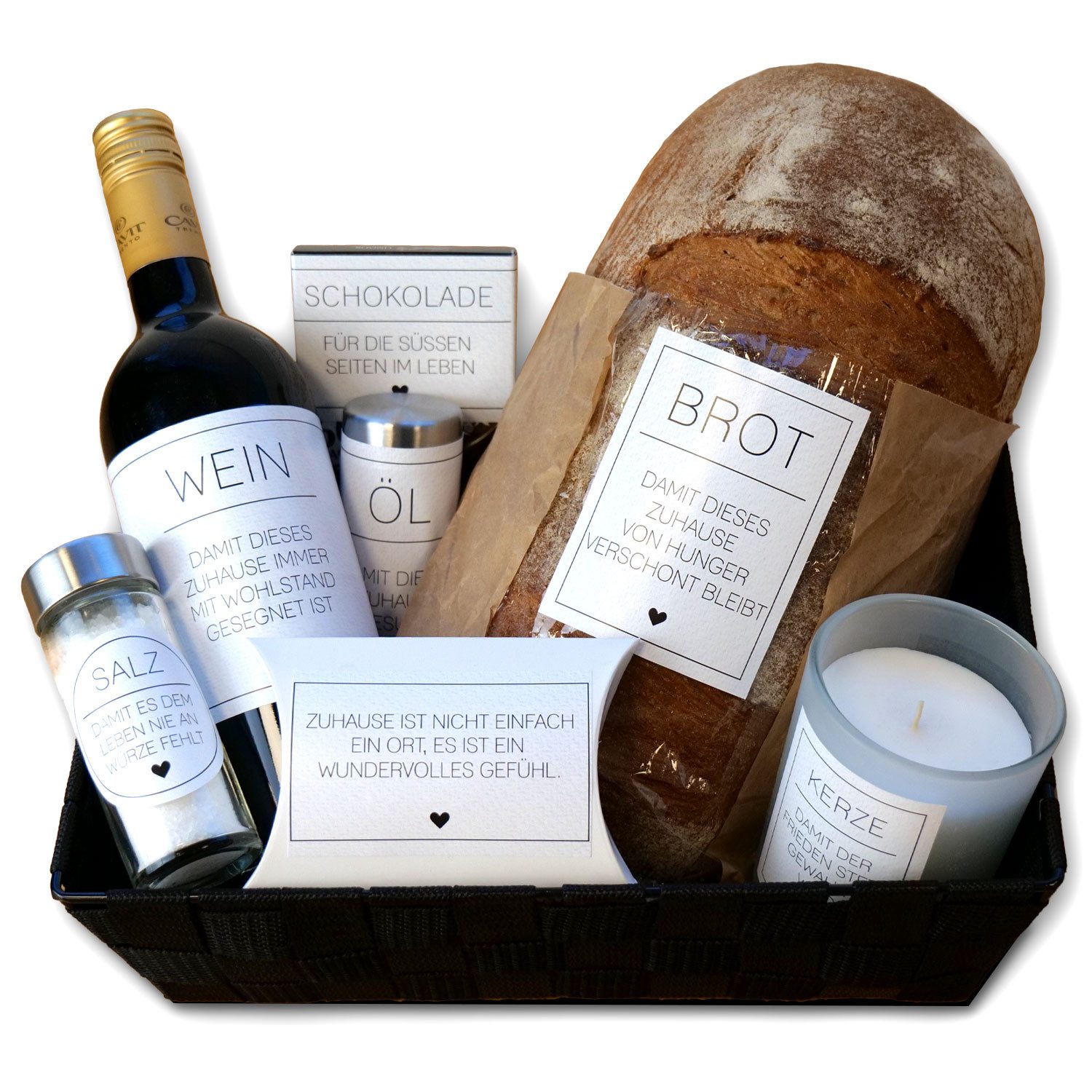 younikat Aufkleber younikat Aufkleber zum Einzug I 7 Stück I Brot Salz Geschenk I dv1536