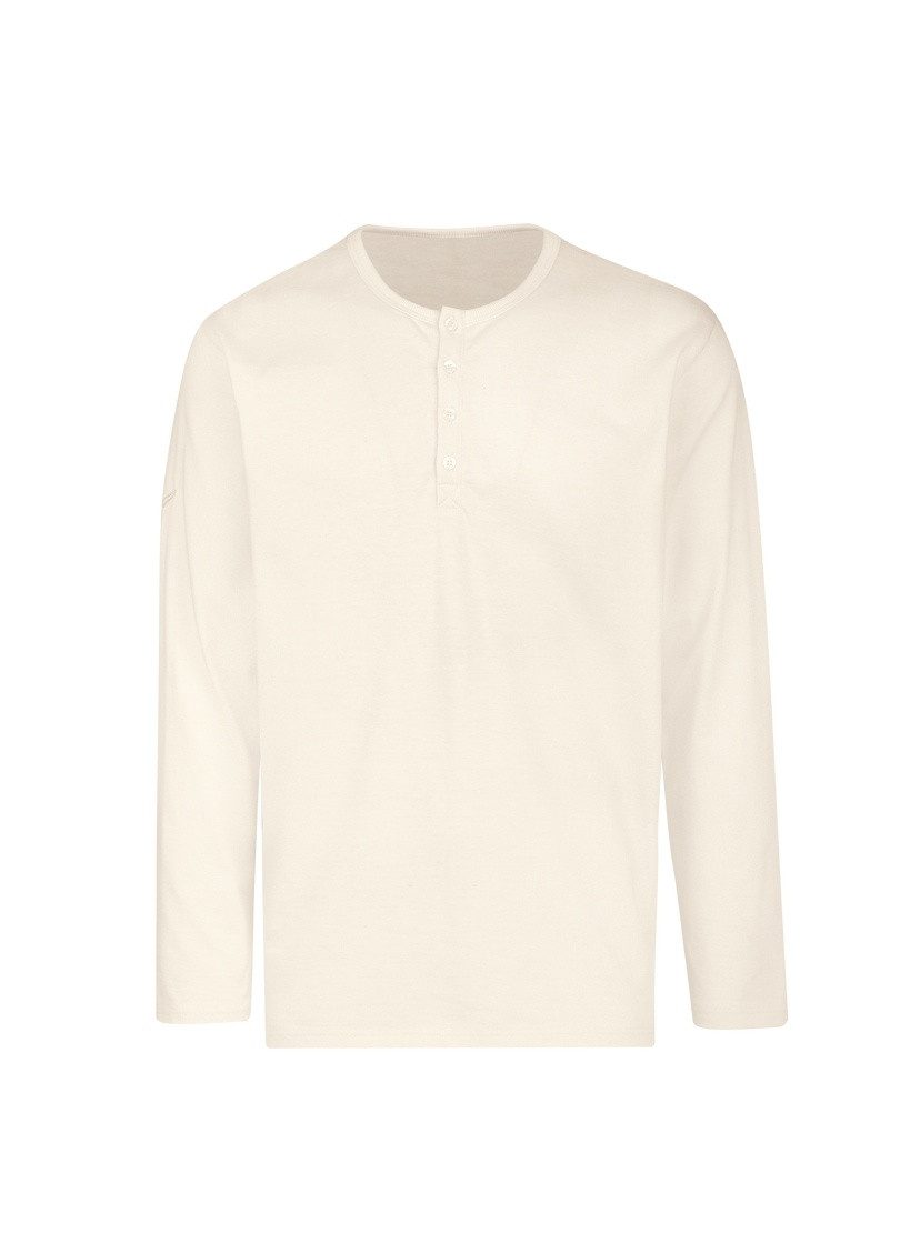 Trigema Longsleeve "TRIGEMA Langarmshirt mit Knopfleiste", (1 tlg.) günstig online kaufen