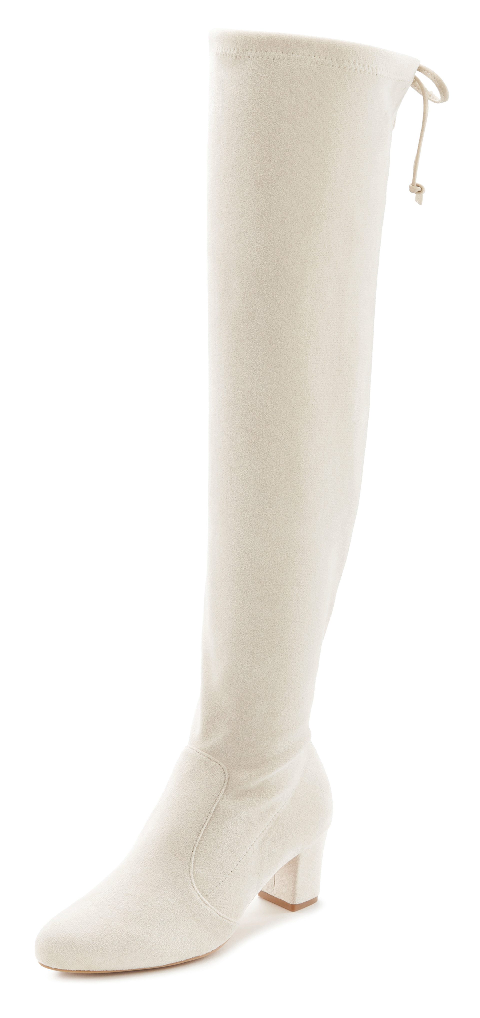 LASCANA Overkneestiefel Slouchy Boots,Langschaft Stiefel,Schlupf-Boot, weic günstig online kaufen