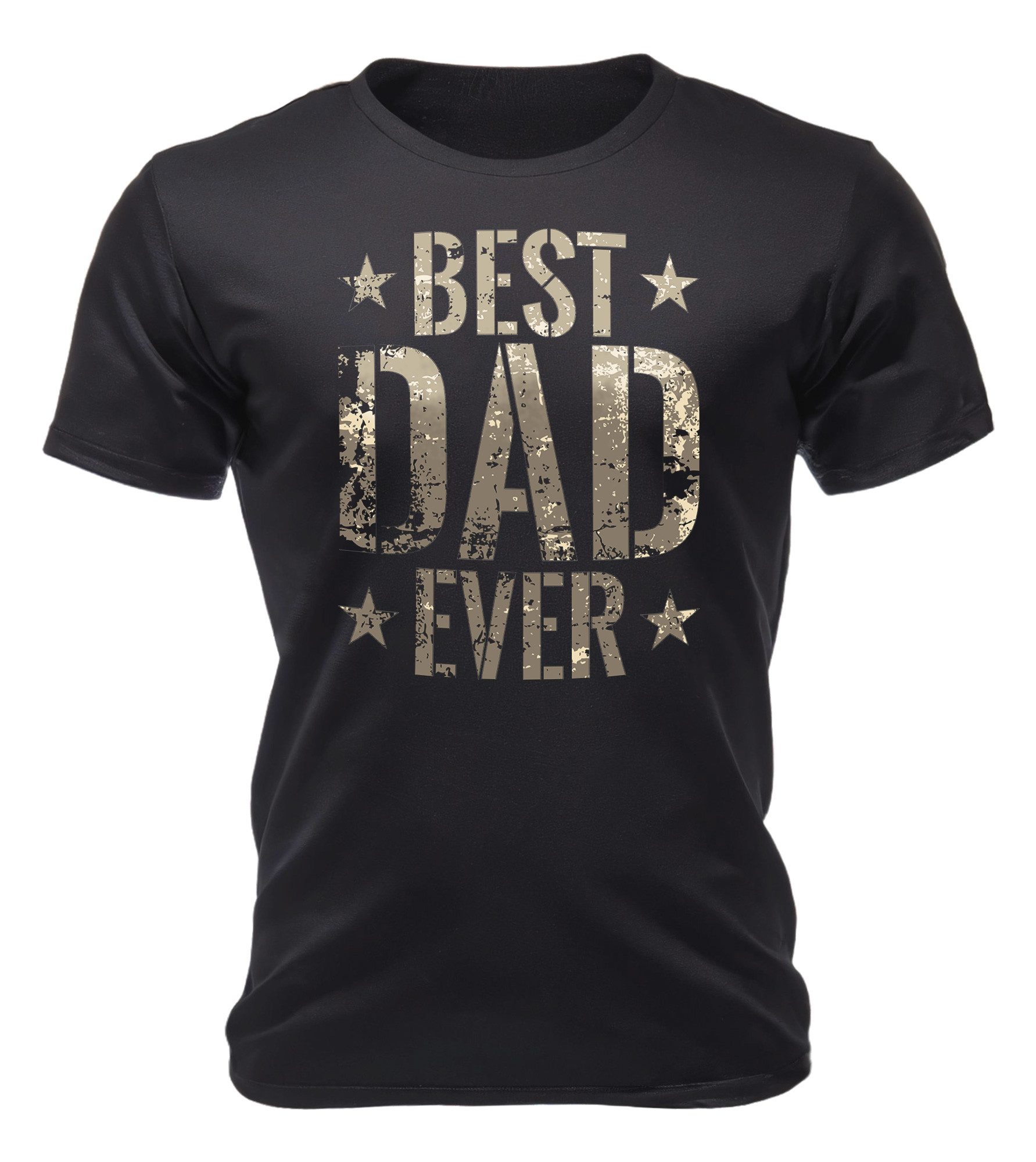 RAHMENLOS® T-Shirt im Camouflage Look zum Vatertag: Best Dad Ever