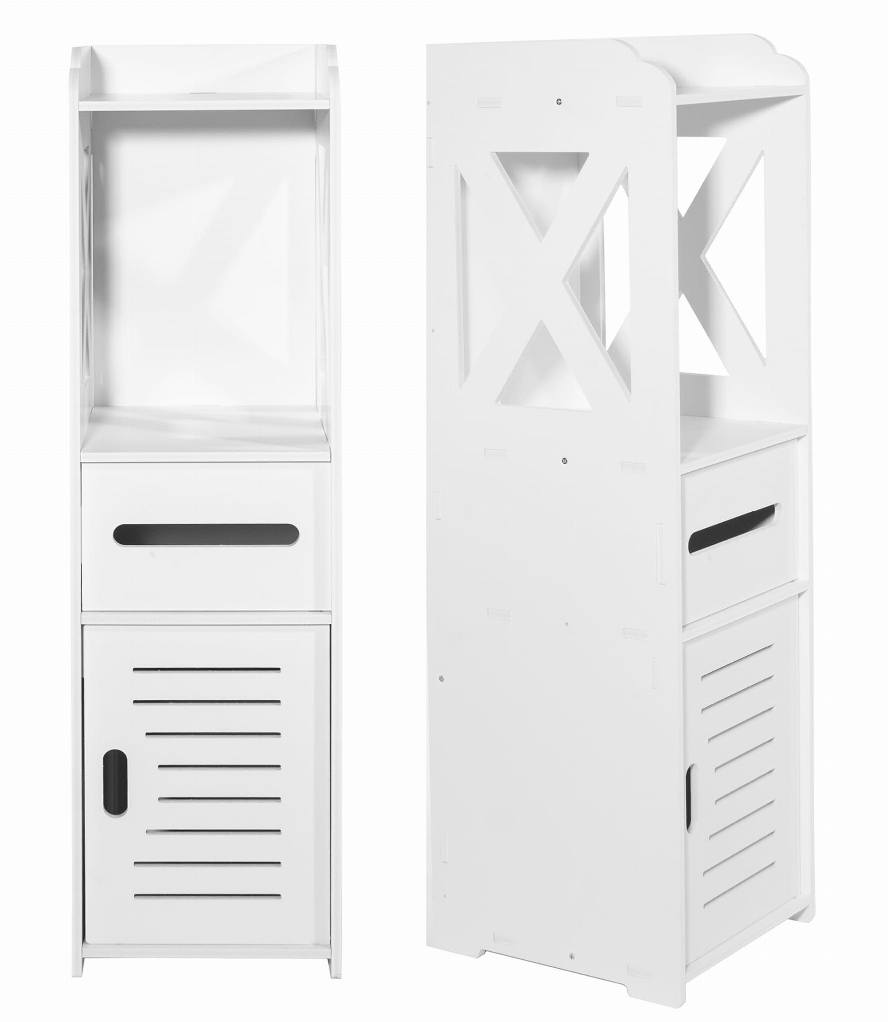 Home Collective Hochschrank Badezimmerschrank, Platzsparend, Schmal, günstig online kaufen