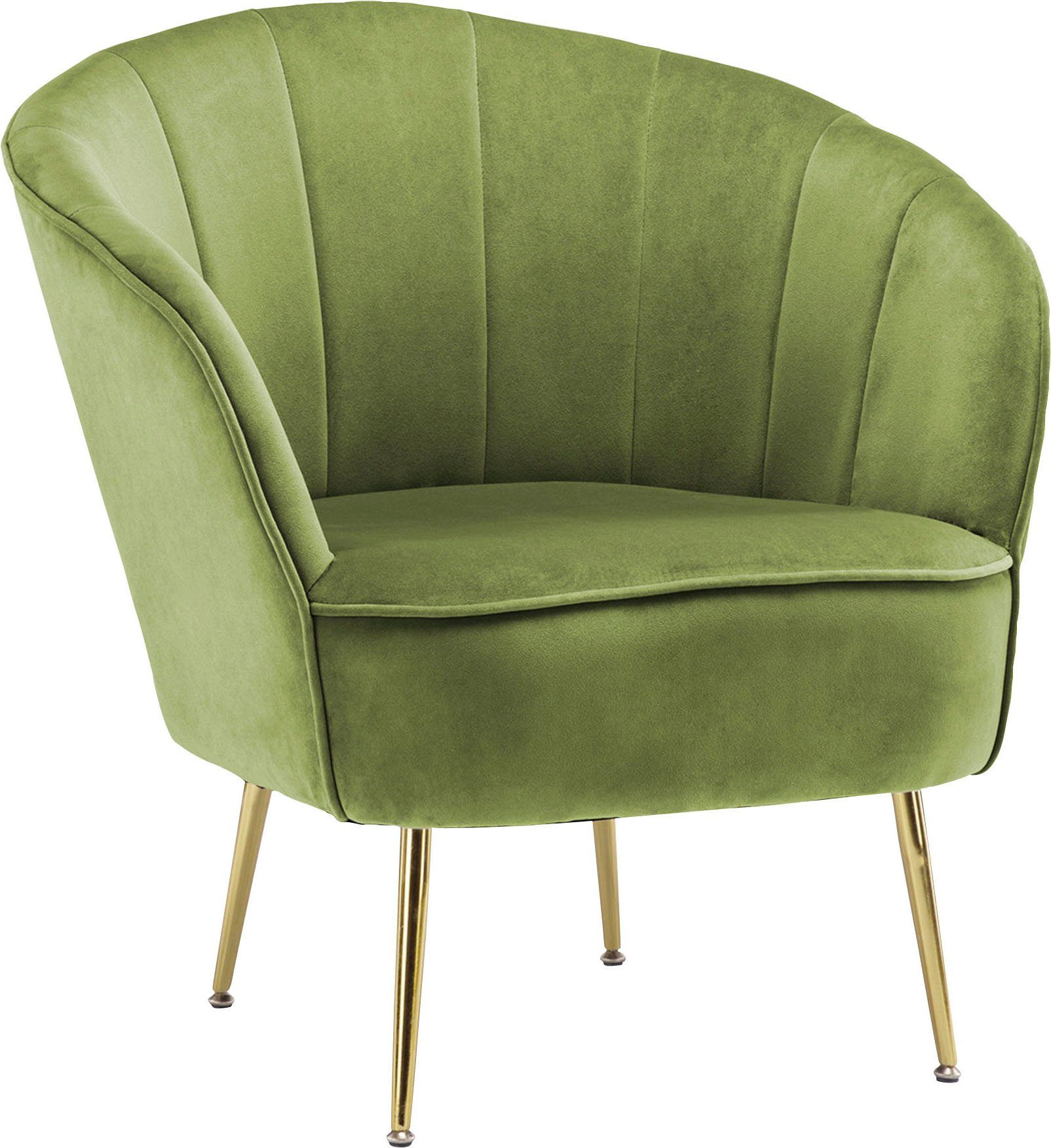 Kayoom Sessel Poola 100, gemütlicher Cocktail-Sessel, edler Samtbezug (1-St), samtweich, gesteppt, gemütlich, tiefe Sitzhöhe von 79cm