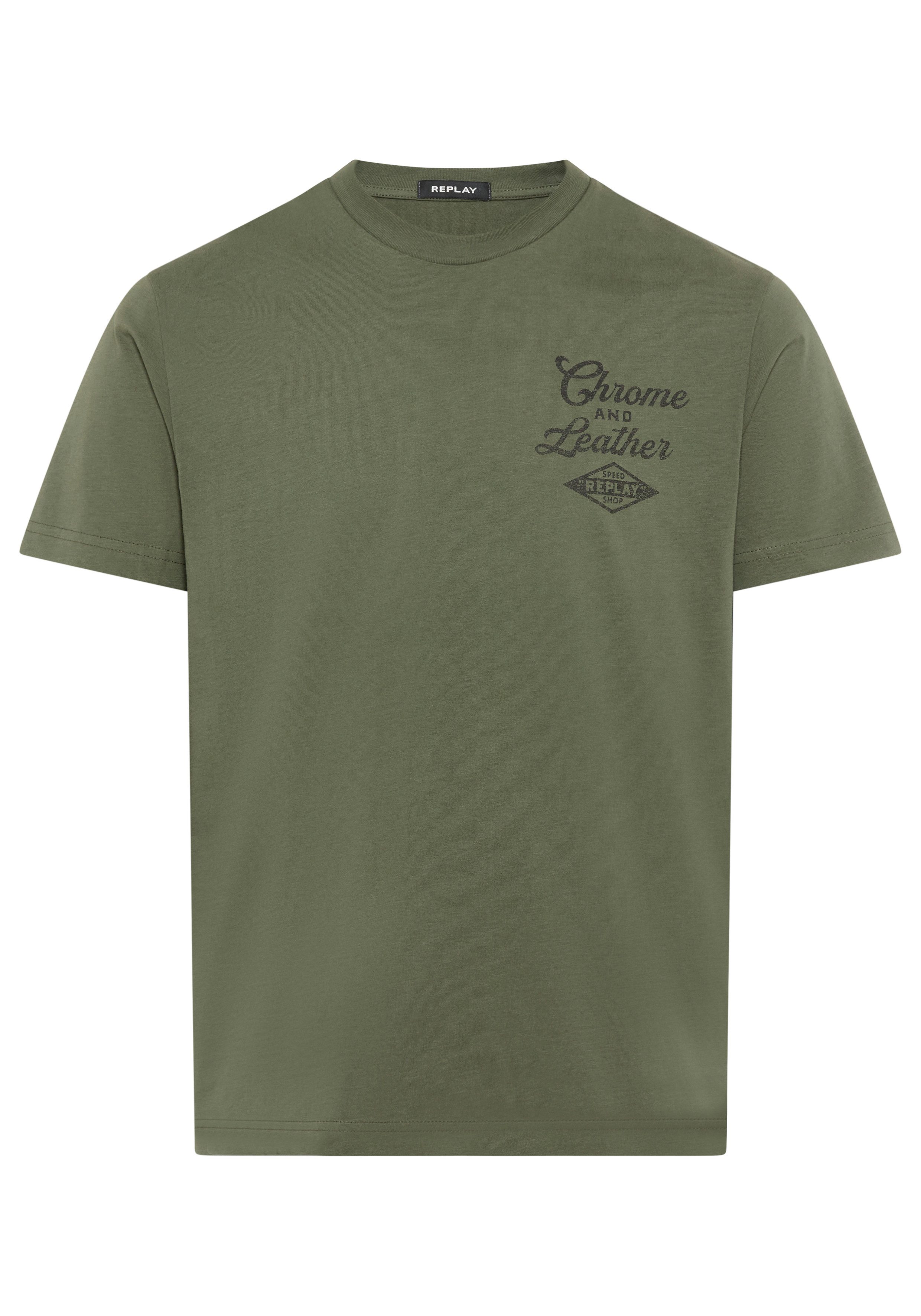 Replay T-Shirt mit Print, Rundhalsausschnitt günstig online kaufen