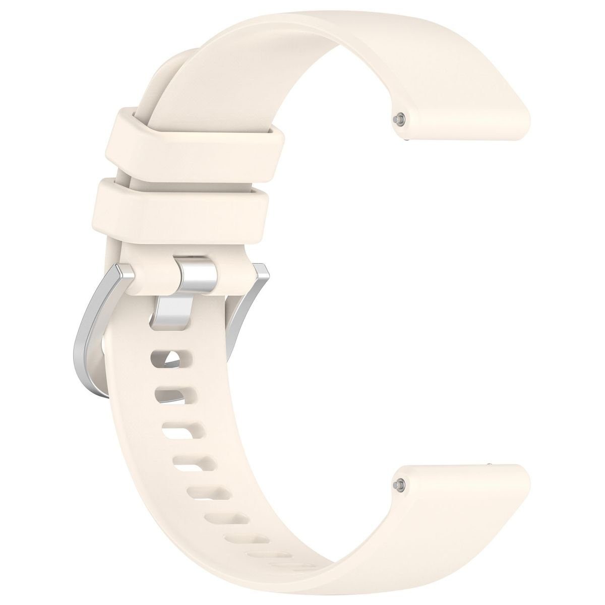 Wigento Smartwatch-Armband Für Xiaomi Watch Armband Glänzend hochwertiges Rosa S3 Ersatz Silikon