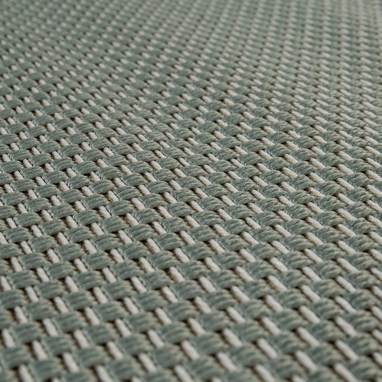 Teppich Sisala Flachgewebe, 4 Sisal Paco Outdoor mm, Home, In- 270, gewebt, Optik, rechteckig, Bordüre, und Höhe: geeignet grün