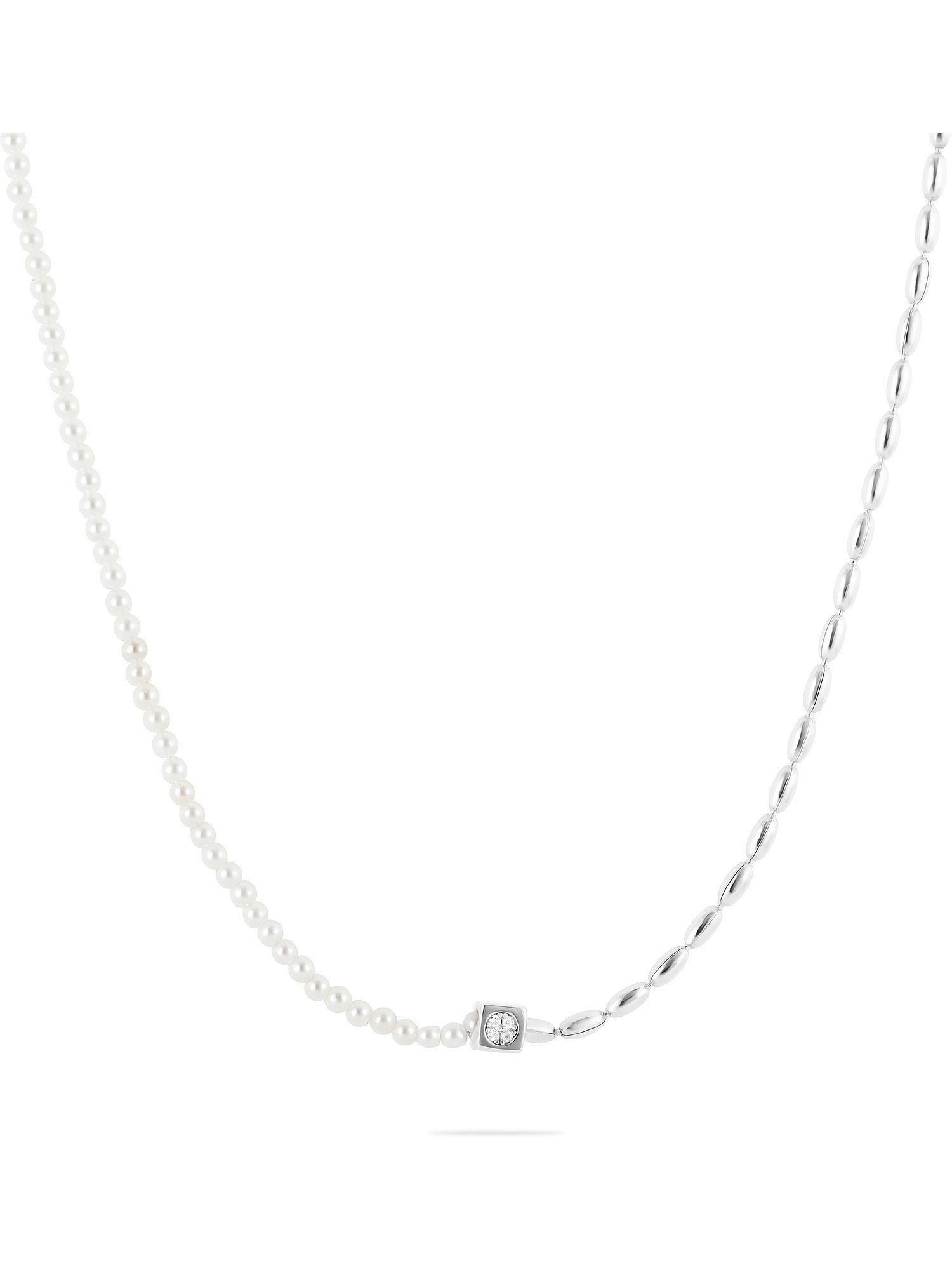 Silber Silberkette Zirkonia JETTE JETTE 925er Damen-Kette 8