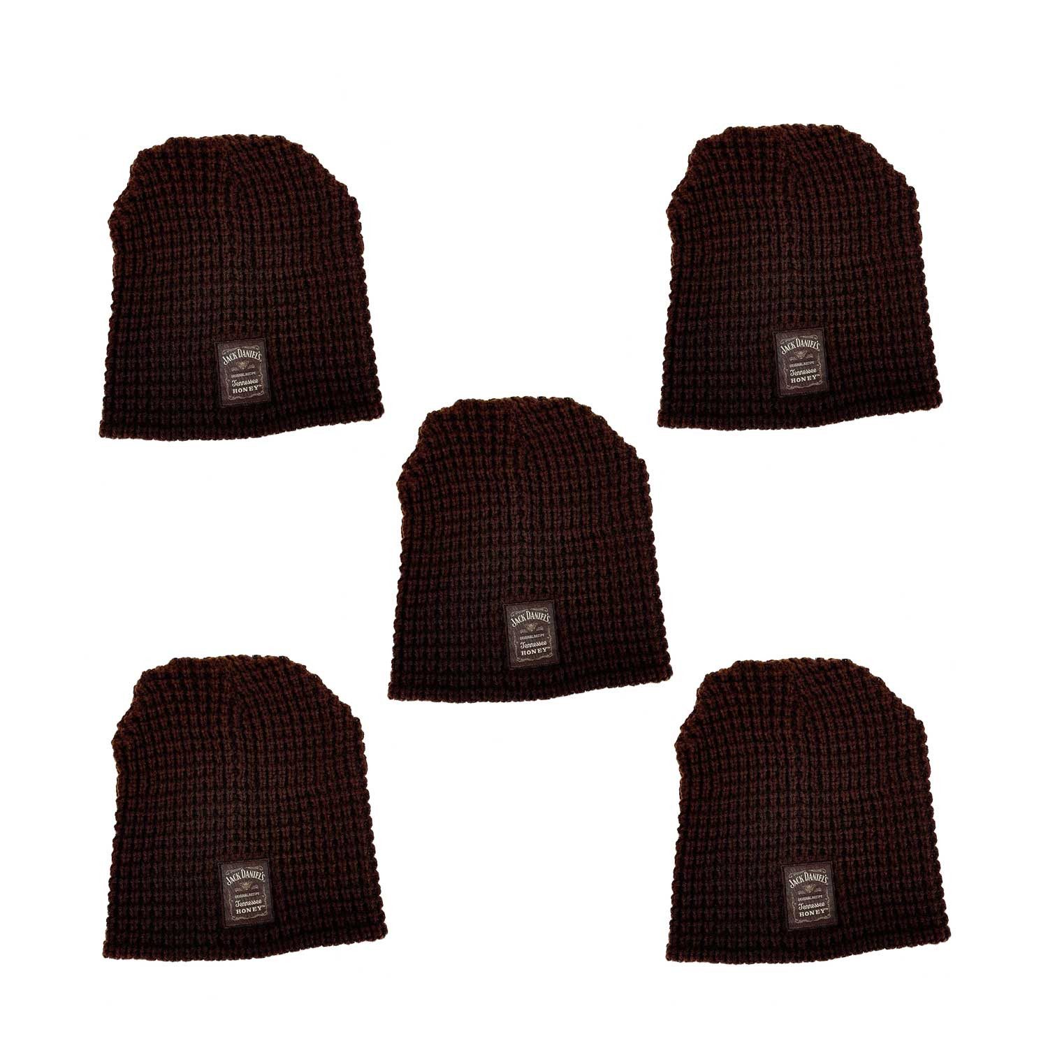 Braun Gläser-Set Jack Daniels Tennessee Honey Mütze braun - 100 Prozent Acryl - Unive