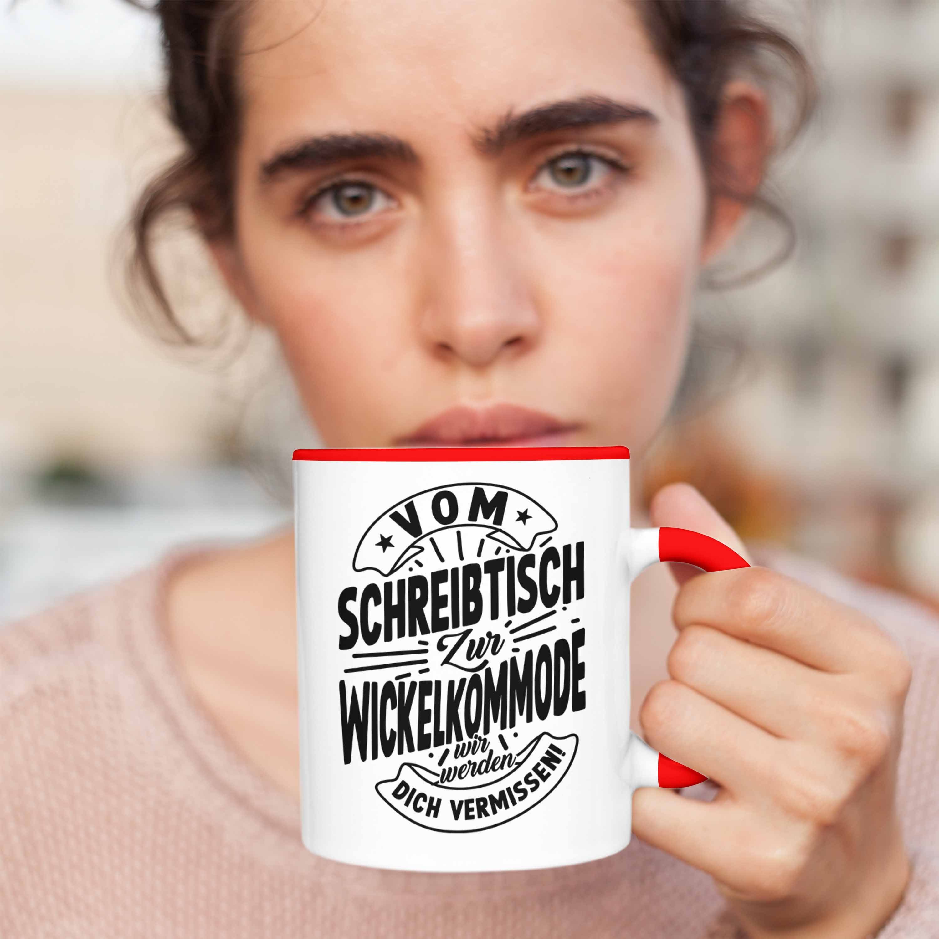 Kaffeetasse Mutterschutz Geschenk Rot Trendation Tasse Kollegi Mutterschutz Tasse Abschied