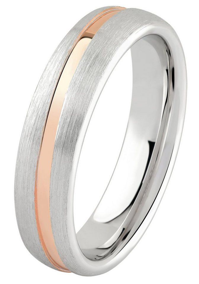 DOOSTI Trauring Schmuck Geschenk Silber 925 Trauring Ehering Partnerring  LIEBE, mit o. ohne Zirkonia, Trauring, Ehering, Partnerring oder  Freundschaftsring