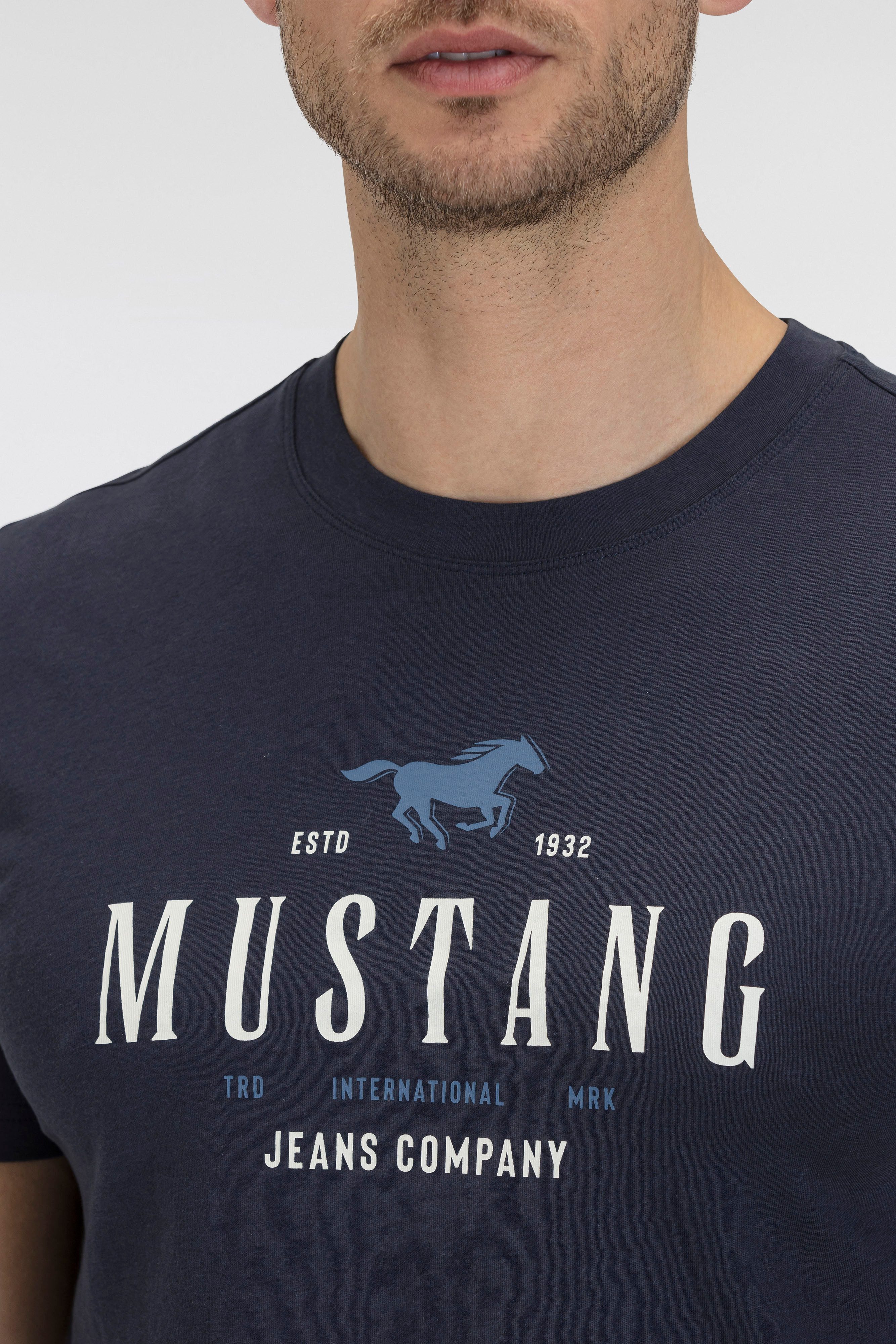 MUSTANG T-Shirt Style Alex C Print