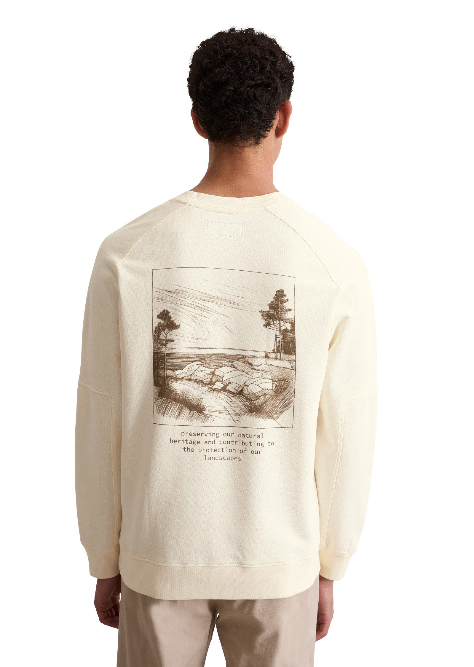 Marc O'Polo Sweatshirt aus recycelter Baumwolle