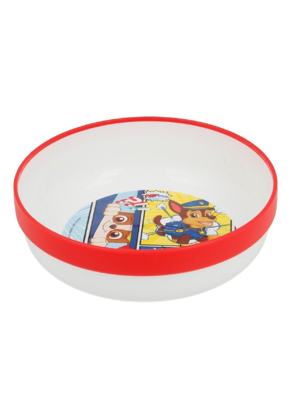 PAW PATROL Kindergeschirr-Set Chase Marshall Kinder Geschirr-Set Teller Schale Becher Geschenk-Set (3-tlg), BPA-Frei