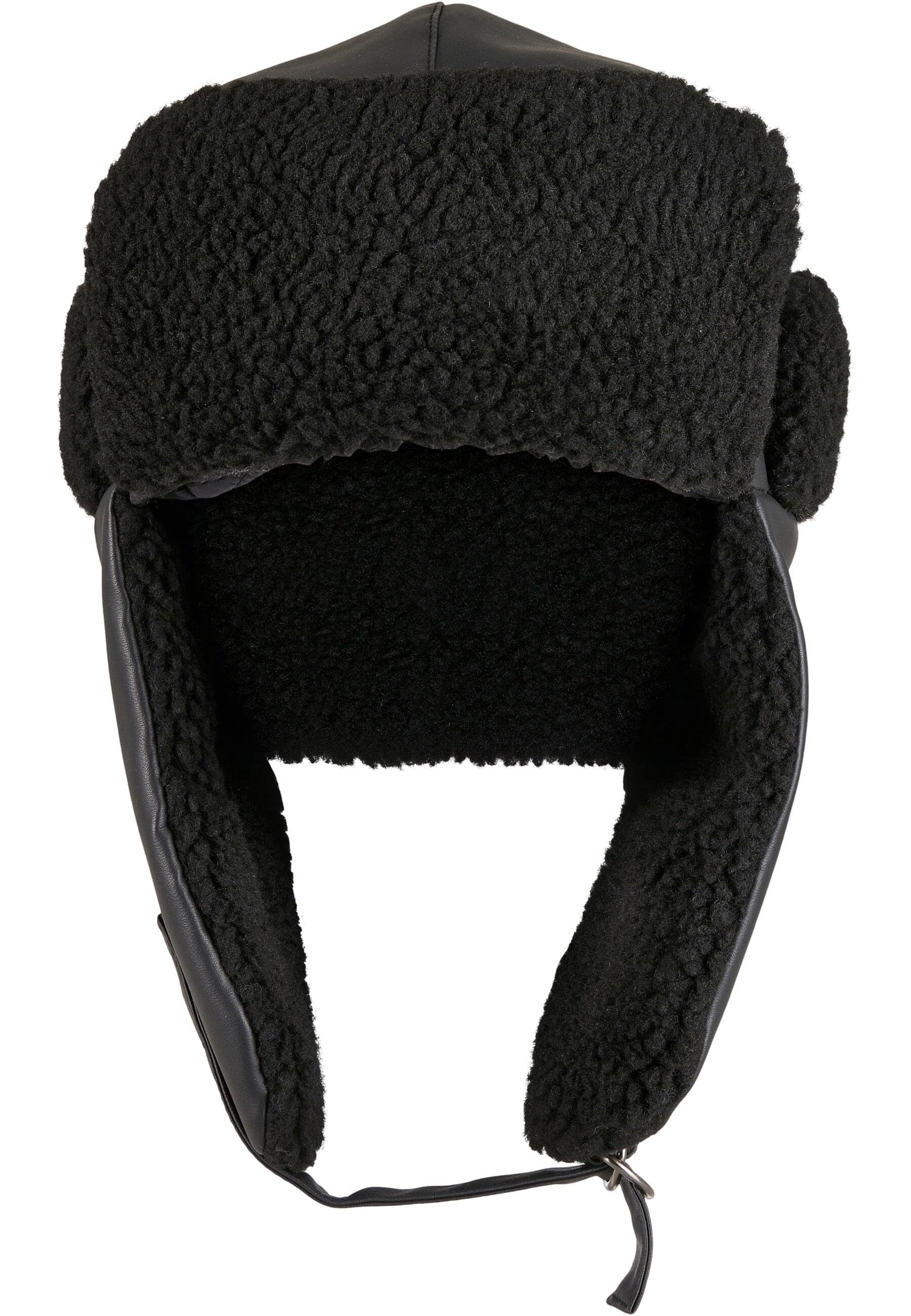 URBAN CLASSICS Beanie Unisex Synthetic Leather Trapper Hat (1-St)