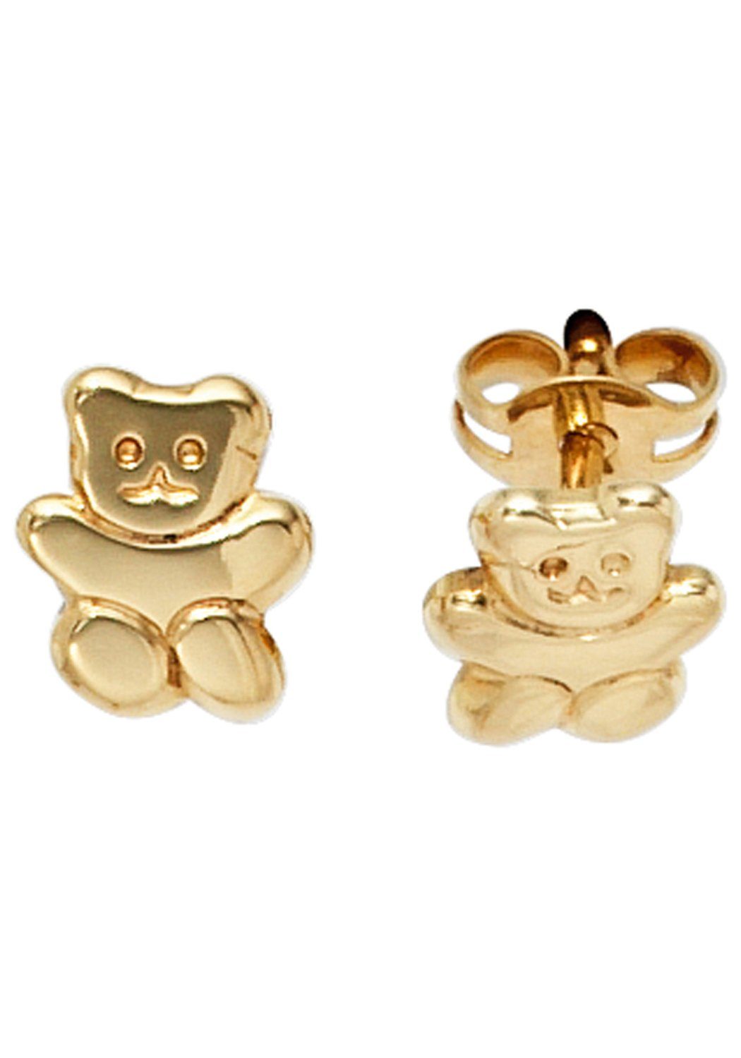 JOBO Paar Ohrstecker Teddy, 333 Gold gel... JOBO Paar Ohrstecker Teddy, 333 Gold gel...