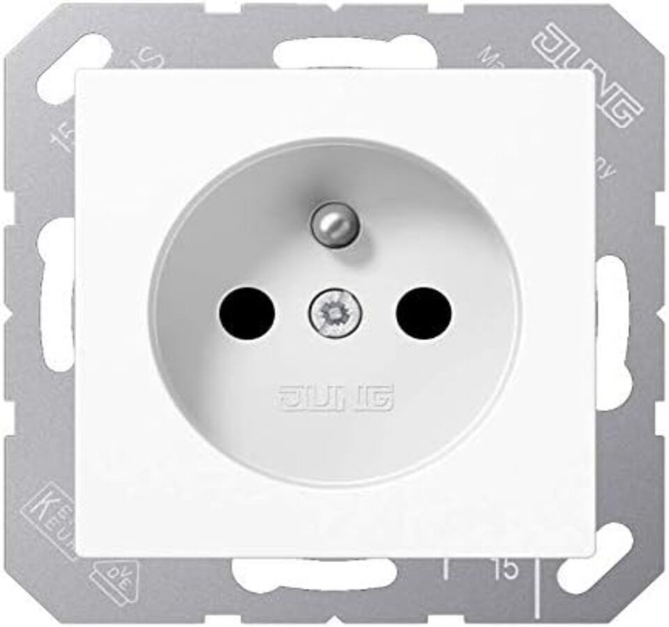 Jung Elektro Steckdose Jung A1520FKIWW Steckdose französisch/ belgisches System