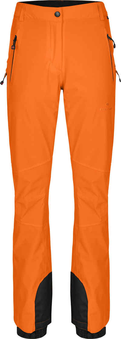 Bergson Skihose ICE Slim Damen Skihose, wattiert, 20000 mm Wasserssäule, Normalgrößen, orange