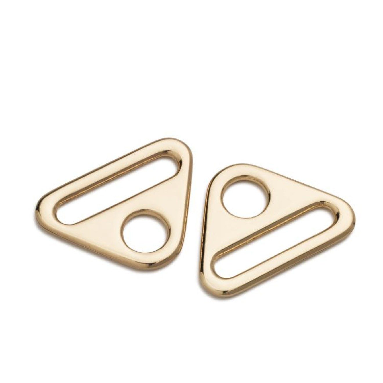 Prym Stricknadeln Triangel-Ringe 25 mm goldfarbig 2 St