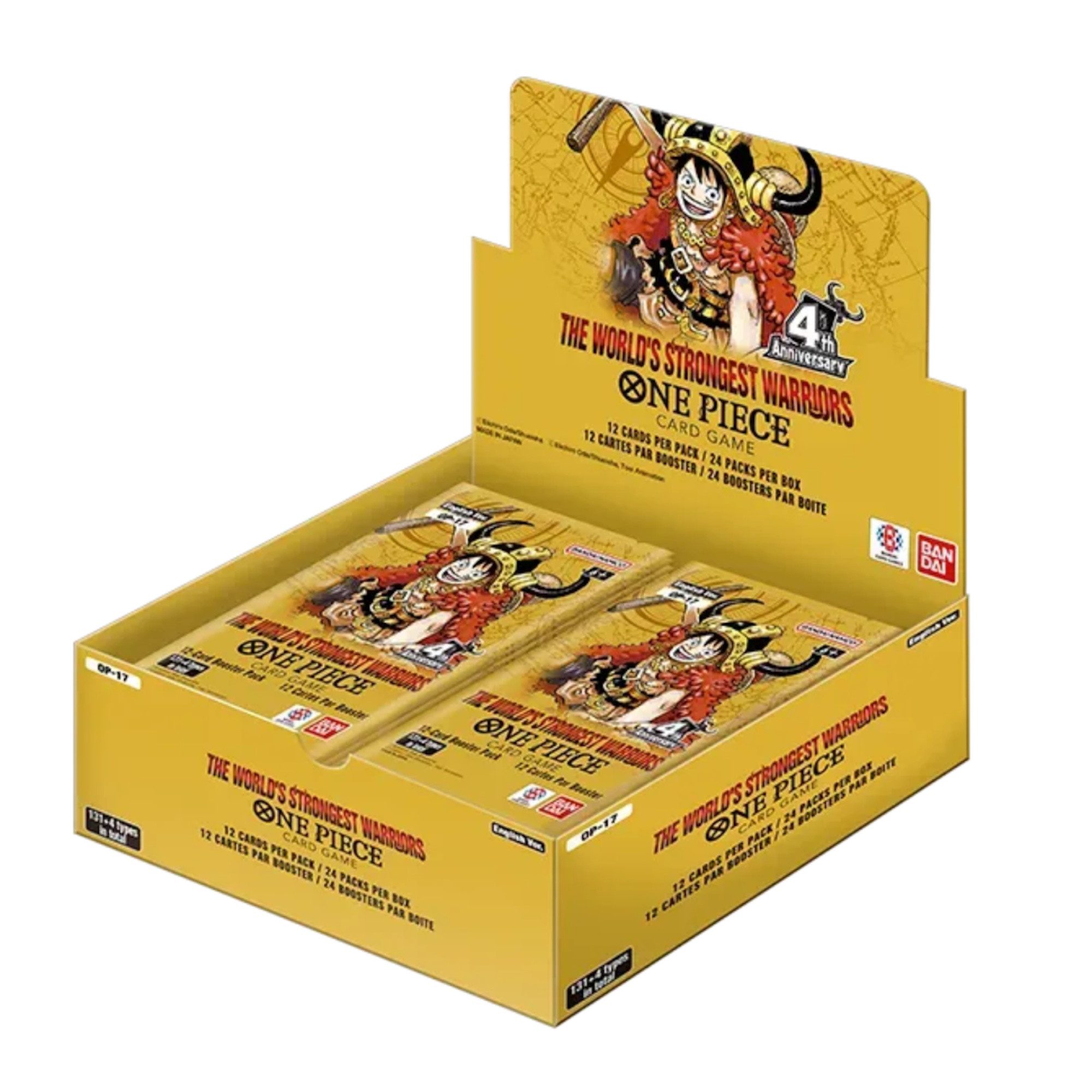 Bandai Sammelkarte OP17 The World’s Strongest Warriors Display (EN)