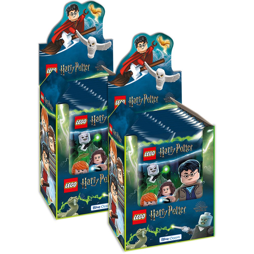 Blue Ocean Sammelkarte LEGO Harry Potter - Serie 2 - Sammelsticker - 2 Displays (72 Tüten)
