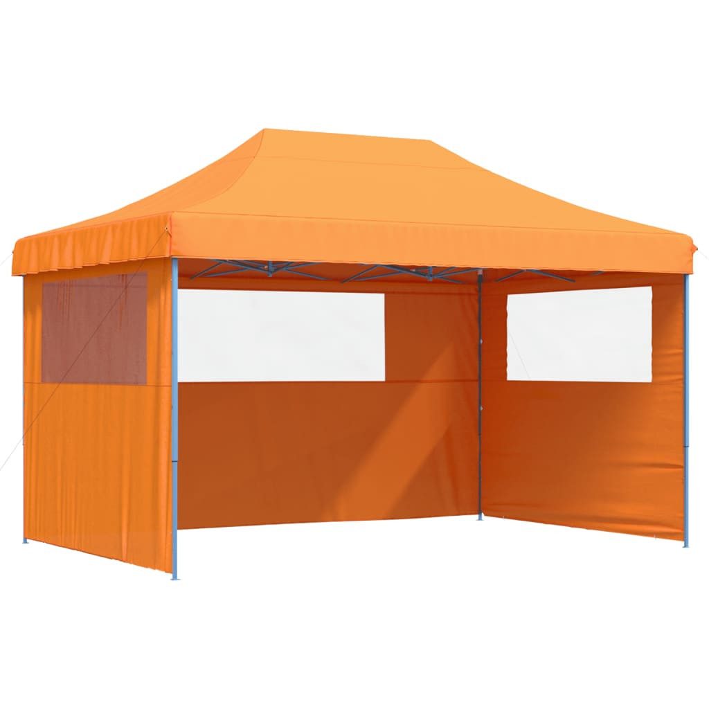 Partyzelt Partyzelt Faltbar Pop-Up mit 3 Seitenteilen Orange