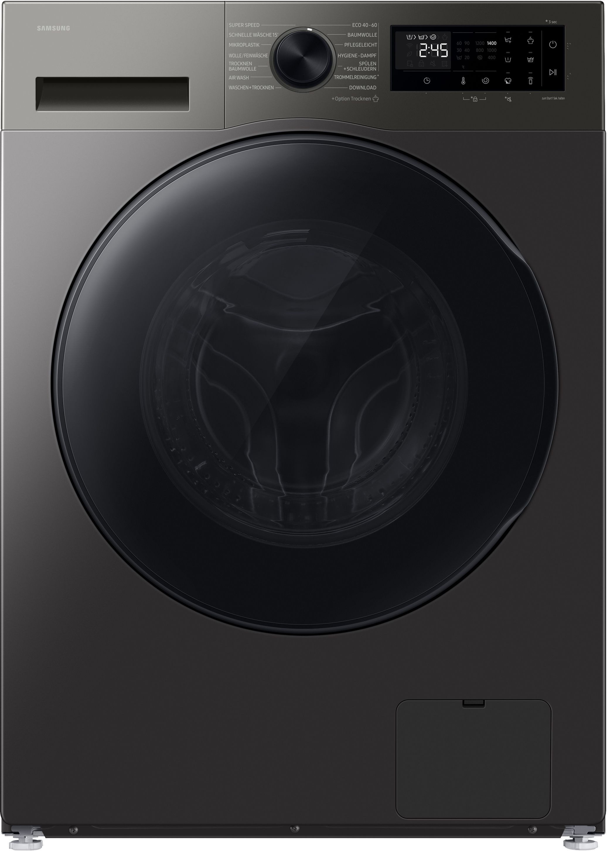Samsung Waschtrockner WD9BHG5U34BXEG, 9 kg, 6 kg, 1400 U/min