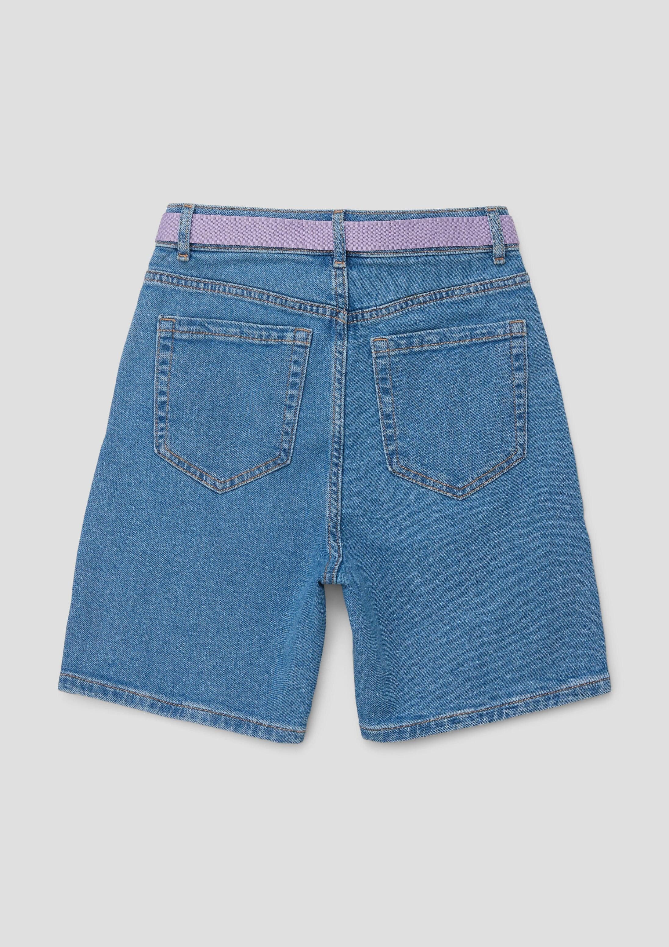 s.Oliver Jeansshorts Jeans-Bermuda Bermuda Jeans / Loose Fit / Super High Rise / Semi Wide Leg