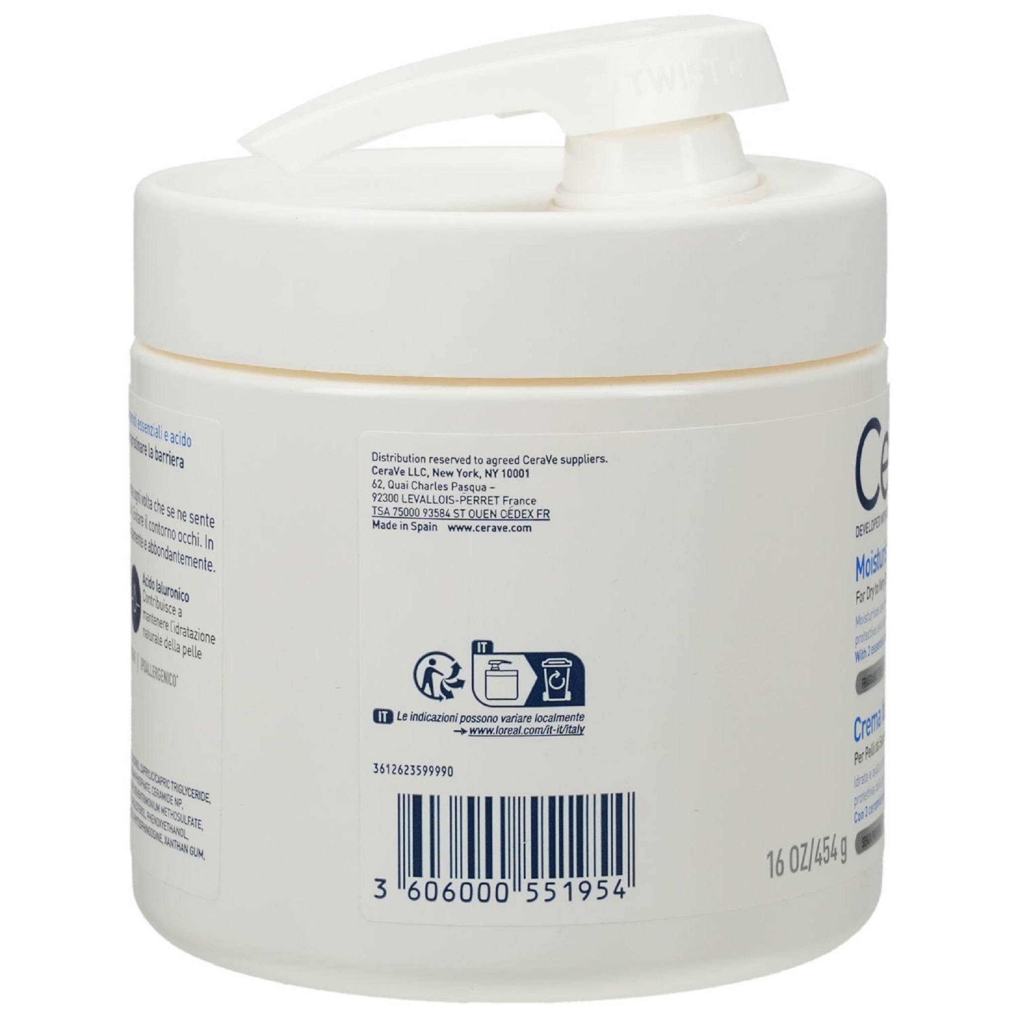 Cerave Bodylotion Feuchtigkeitscreme Pumpe 454g PZN 17572901