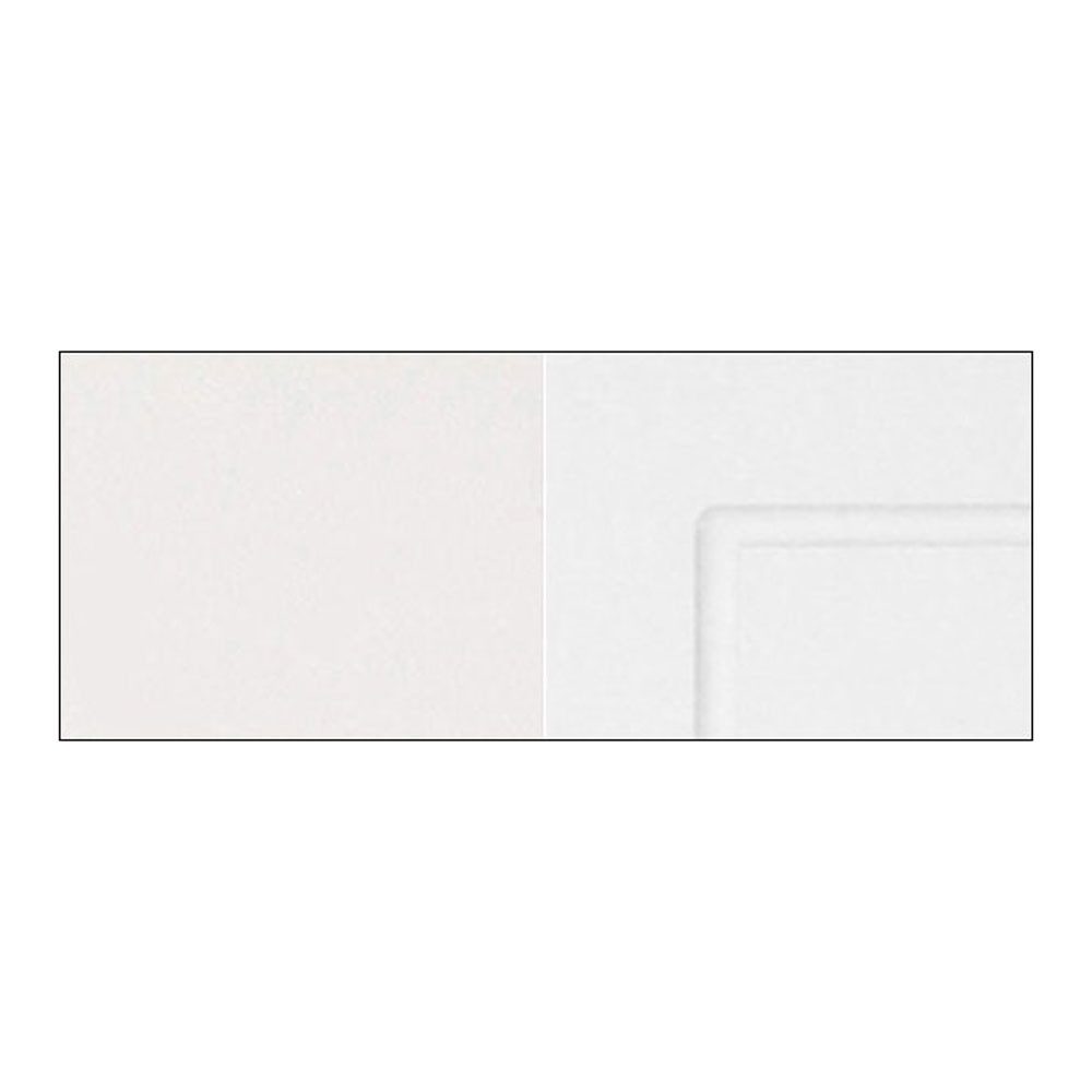 Feldmann-Wohnen Auszugsunterschrank Kvantum (Schubladen mit Teilauszug, Selbsteinzug und Soft-Close-Funktion, 1-St., Fronten mit dekorativen Fräsungen und leicht abgerundeten Ecken) 60x50x82cm weiß - weiß (Q-D3M/60)