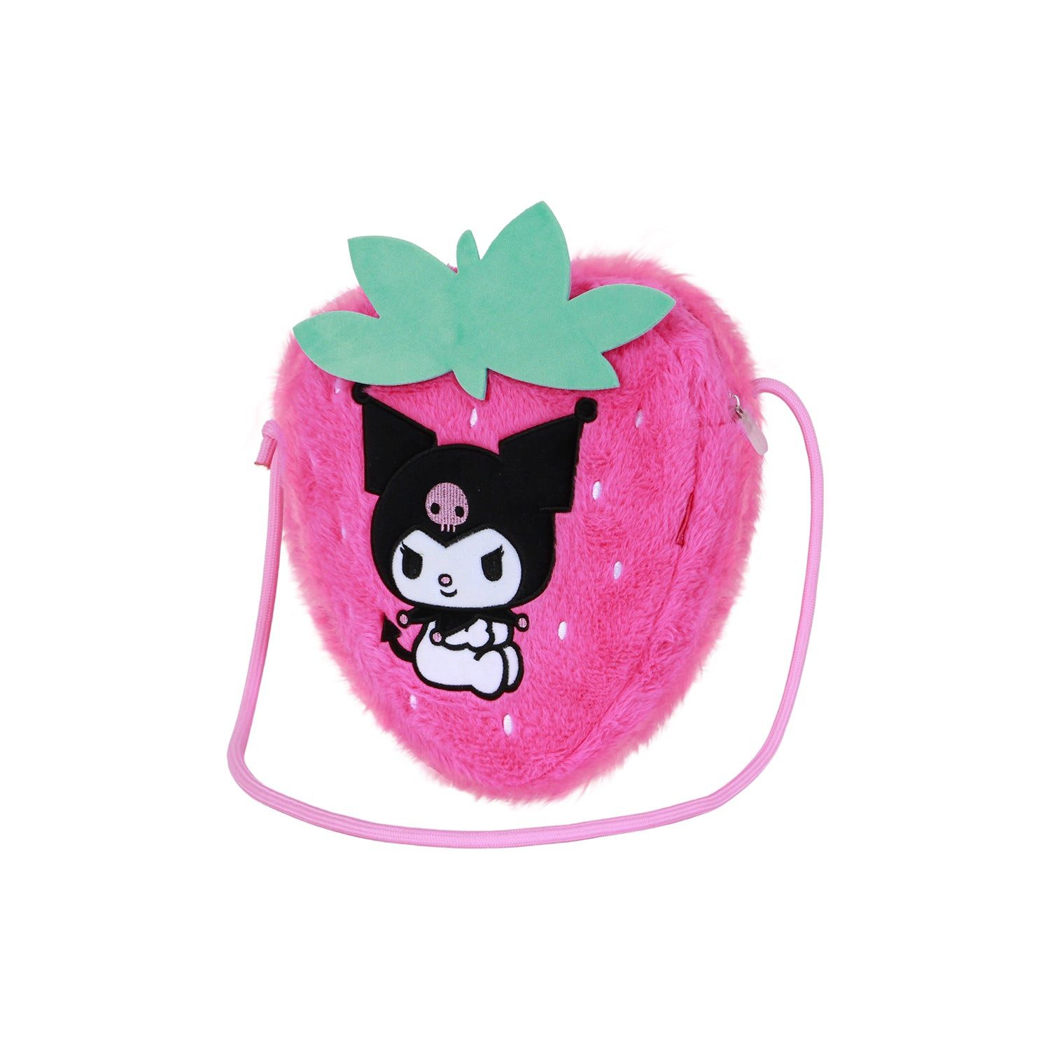Umhängetasche Sanrio Kuromi Plüsch Erdbeer kleine Tasche Kindertasche
