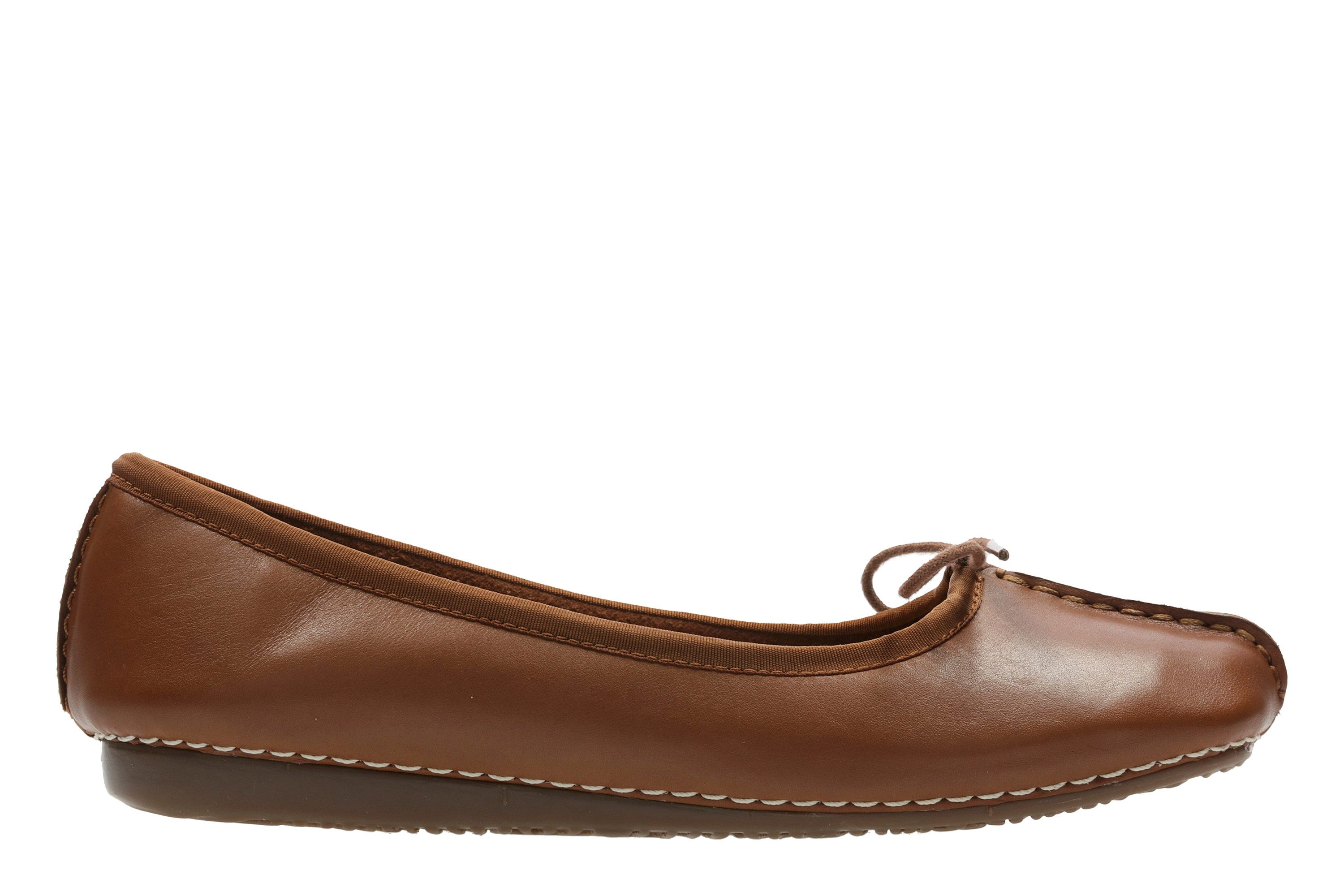 Clarks Freckle Ice Ballerina Slipper, Flats, Flats, Slipper mit Schleifchen