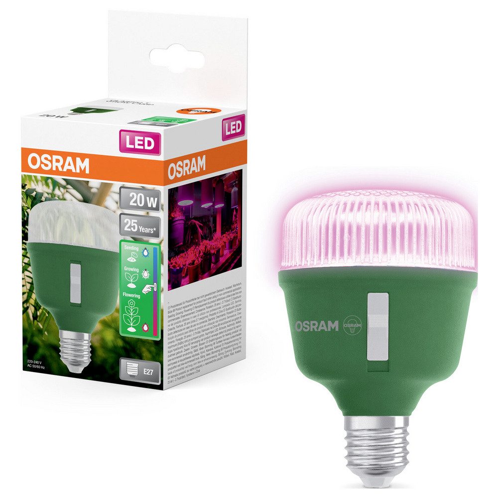 Osram LED-Leuchtmittel OSRAM HOMELIGHTING 4058075845800 Pflanzenlampe E27 20 W 1 St.