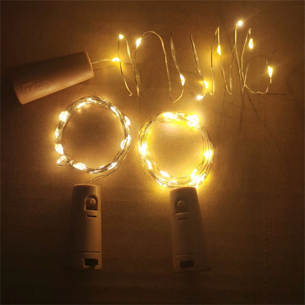Kupferdraht DAYUT LED Batterie,Lichterkette Flaschenlicht LED-Lichterkette 24 Stück