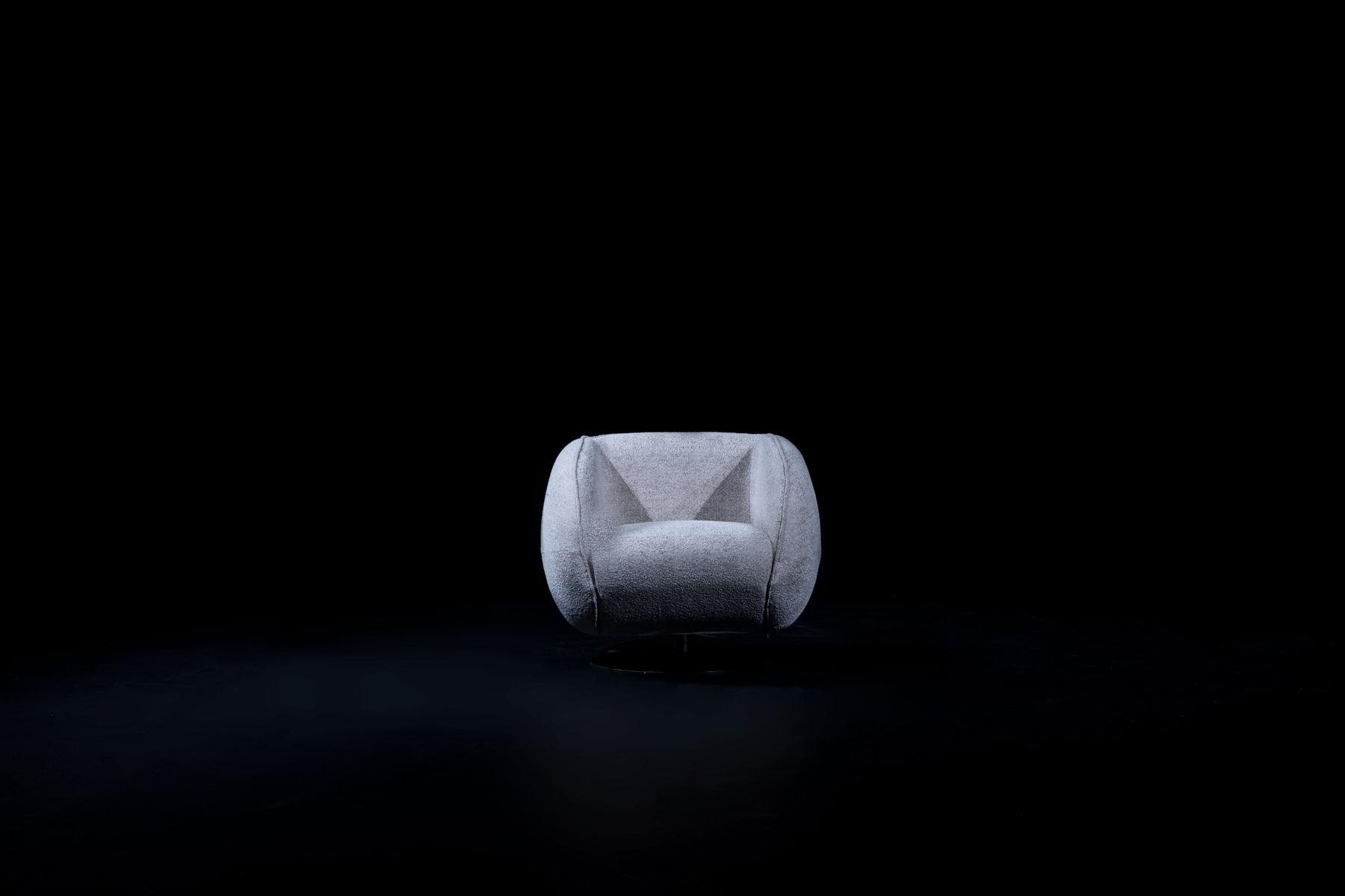 Textil Sessel 1 JVmoebel Made Modern (Sessel), Design Sessel Polstersessel in Luxus Sitzer Wohnzimmer Europe