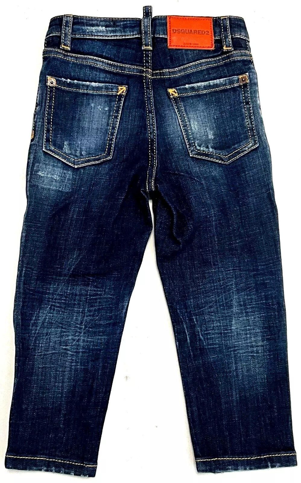 Dsquared2 Destroyed-Jeans Dsquared2 Kinder Jeans, DSQUARED2 D2P385F Boston Kinder Jeans Destroyed Optik, 5-Pocket-Syle, Slim Jeans