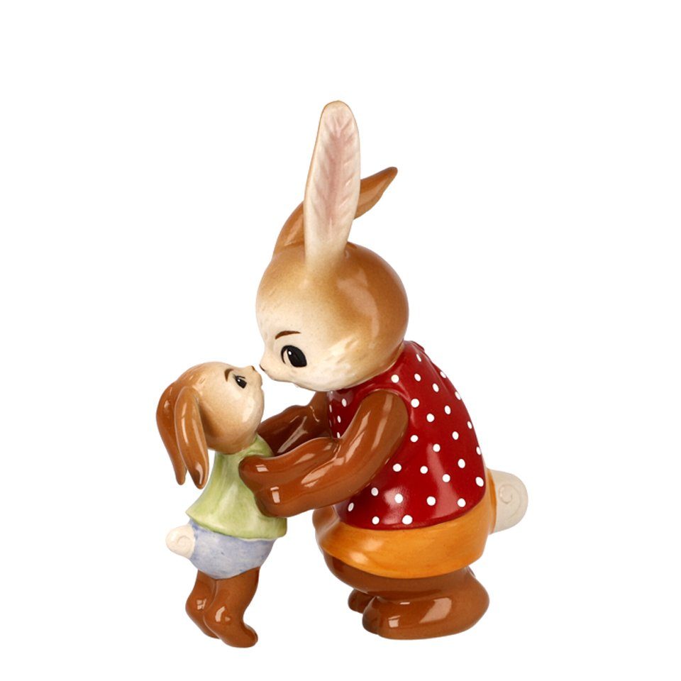 Goebel Osterhase Osterhasenpaar "Kleiner Schatz", Hasenmama & Kind