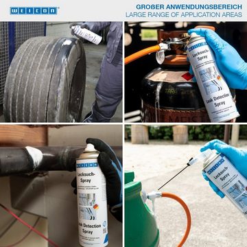 WEICON Lecksuch-Spray, 400 ml, weiß, milchig Reinigungsspray (Risse und Undichtigkeiten an Druckleitungen auffinden)