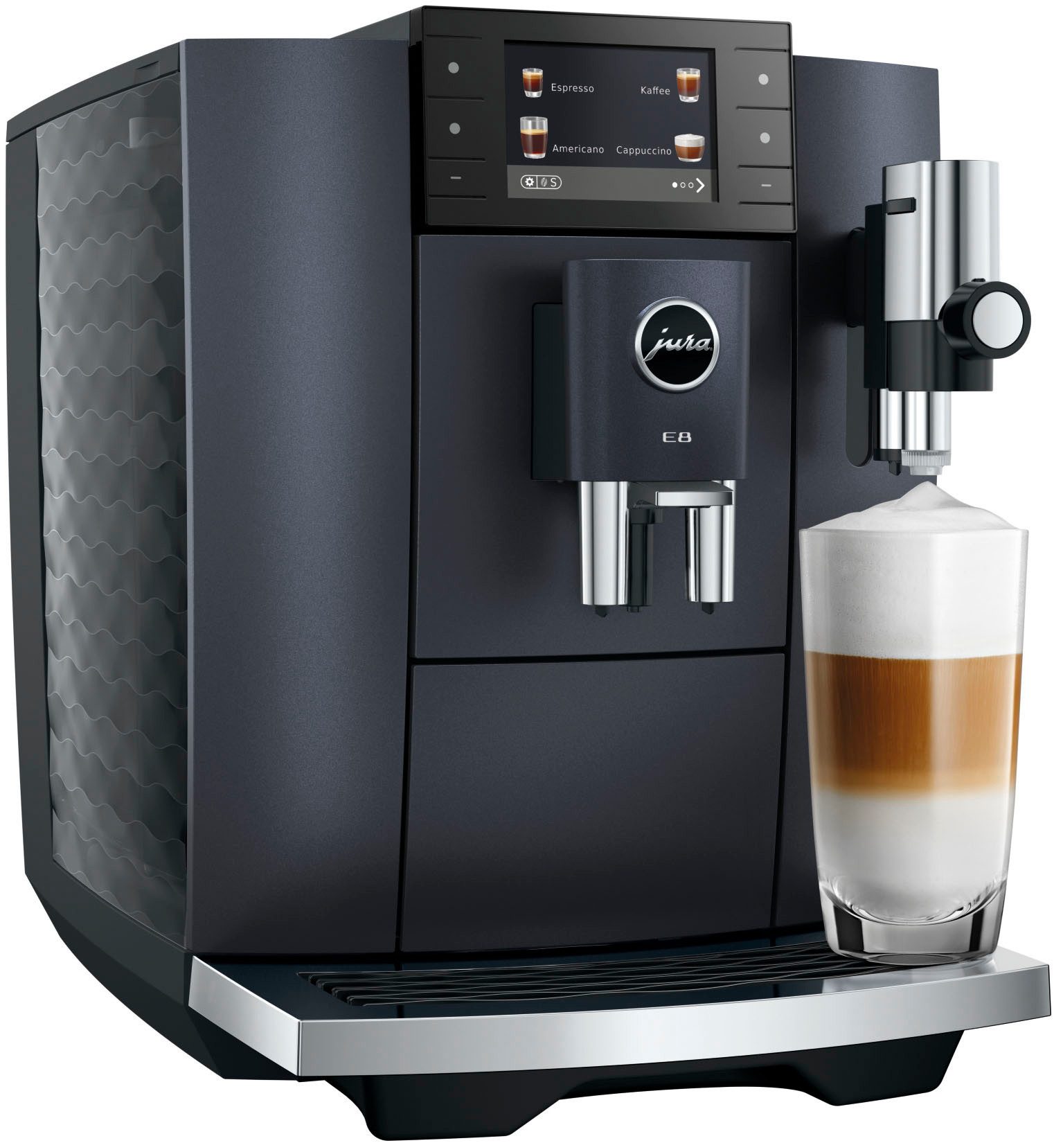 JURA Kaffeevollautomat 15749 E8 Cosmic Black (ED)