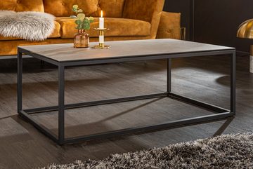 riess-ambiente Couchtisch SYMBIOSE 100cm grau / schwarz (Einzelartikel, 1-St), Keramik · Glas · Metall · Beton-Optik · Wohnzimmer · Industrial