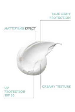 The Purest Solutions Gesichtsserum Dry-Touch Mattierende & fettregulierende Feuchtigkeitscreme SPF 50+